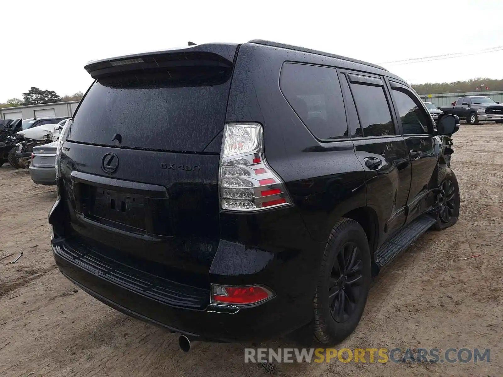 4 Фотография поврежденного автомобиля JTJJM7FX2K5212455 LEXUS GX 2019