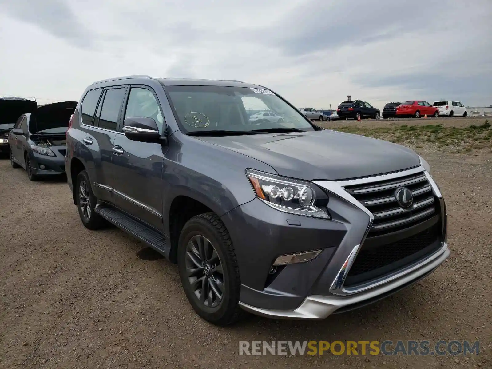 1 Photograph of a damaged car JTJJM7FX2K5213802 LEXUS GX 2019