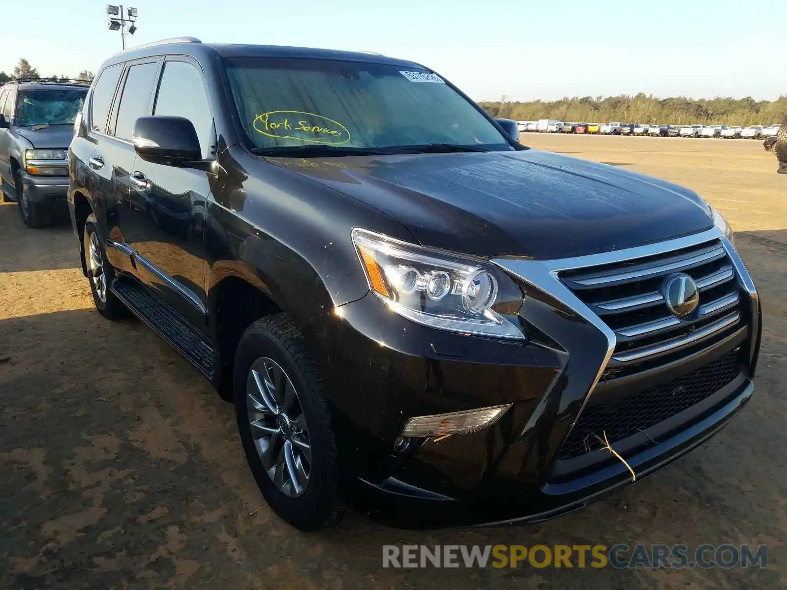 1 Photograph of a damaged car JTJJM7FX4K5214319 LEXUS GX 2019