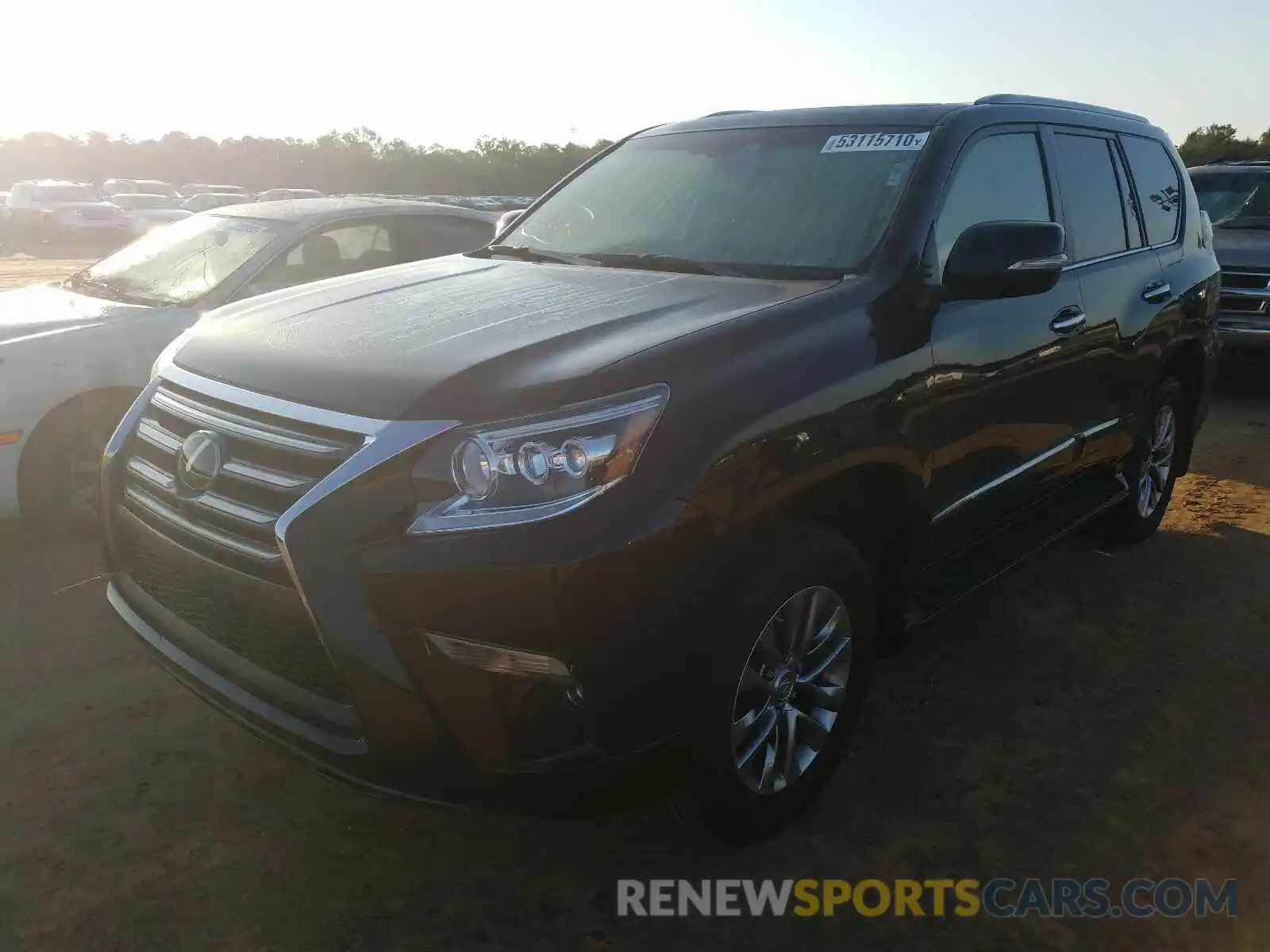 2 Photograph of a damaged car JTJJM7FX4K5214319 LEXUS GX 2019