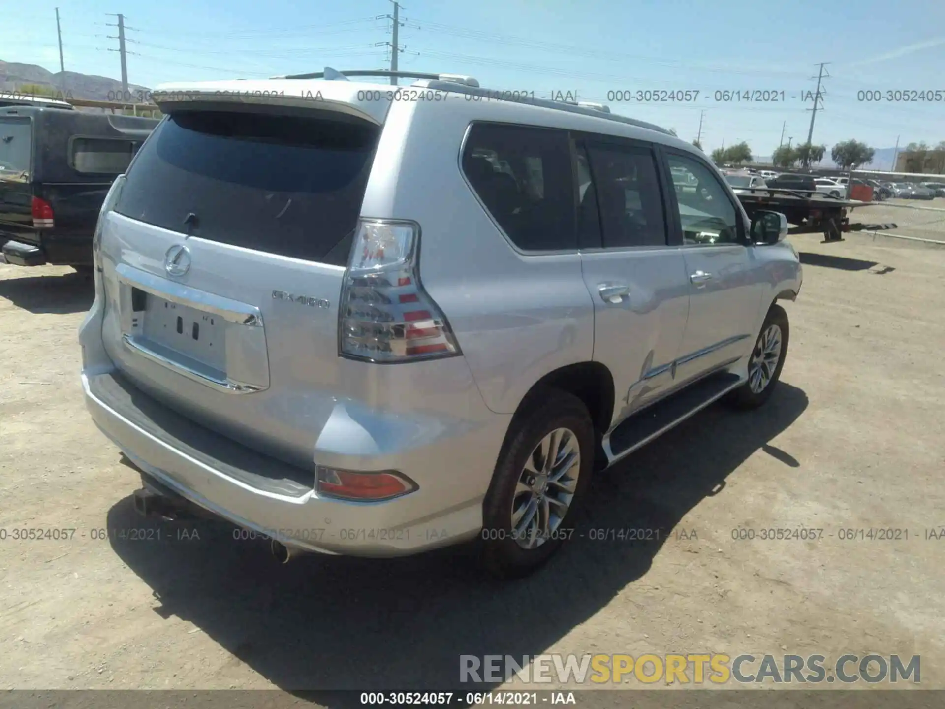 4 Фотография поврежденного автомобиля JTJJM7FX5K5212109 LEXUS GX 2019