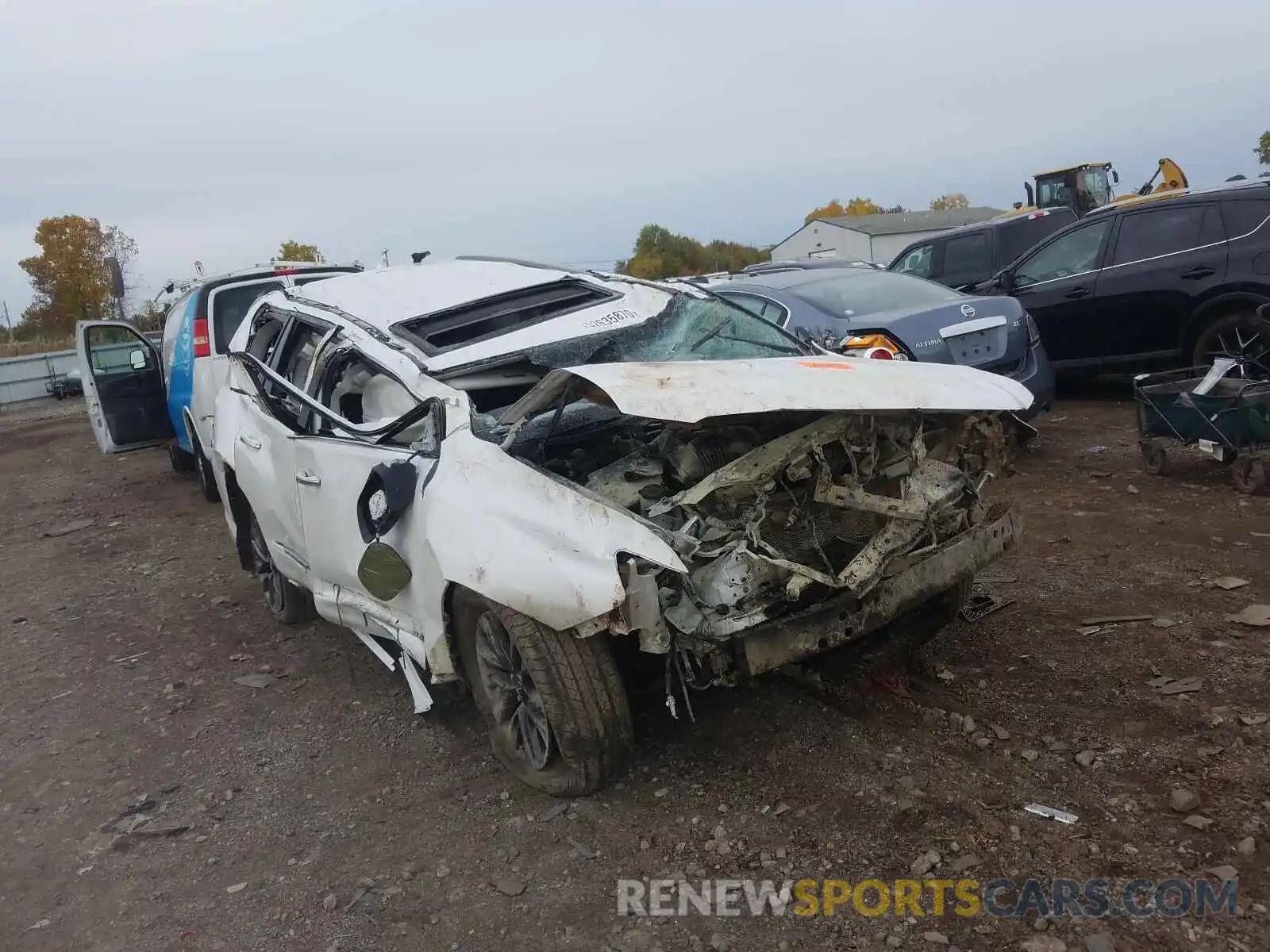 1 Photograph of a damaged car JTJJM7FX6K5218405 LEXUS GX 2019