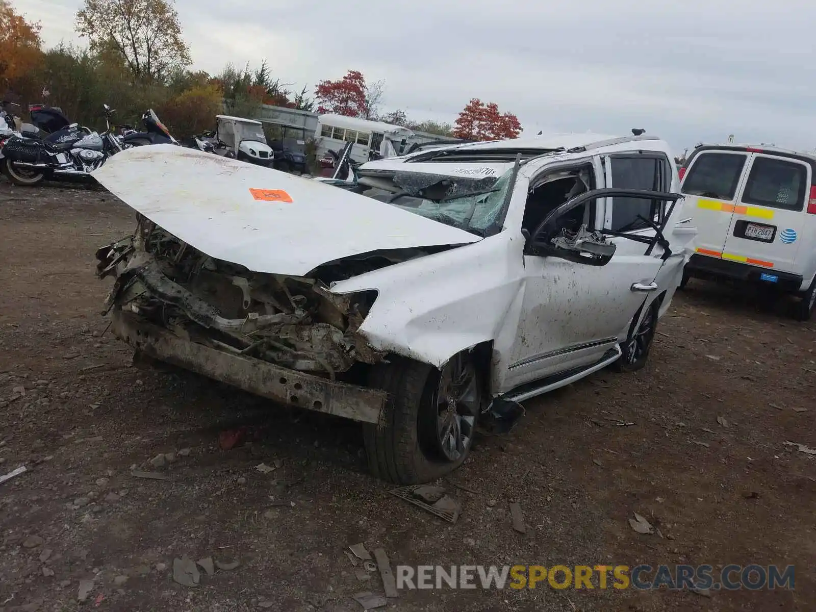 2 Photograph of a damaged car JTJJM7FX6K5218405 LEXUS GX 2019