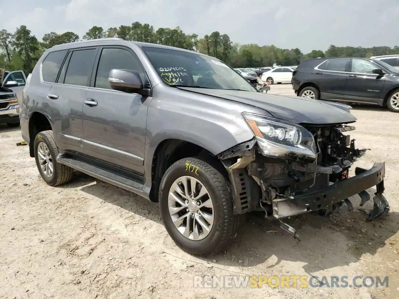 1 Photograph of a damaged car JTJJM7FX6K5222065 LEXUS GX 2019