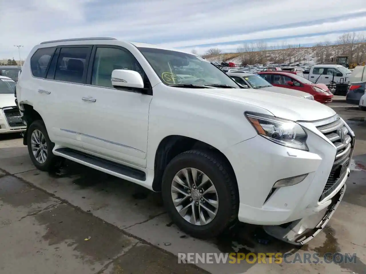 1 Photograph of a damaged car JTJJM7FX8K5224478 LEXUS GX 2019