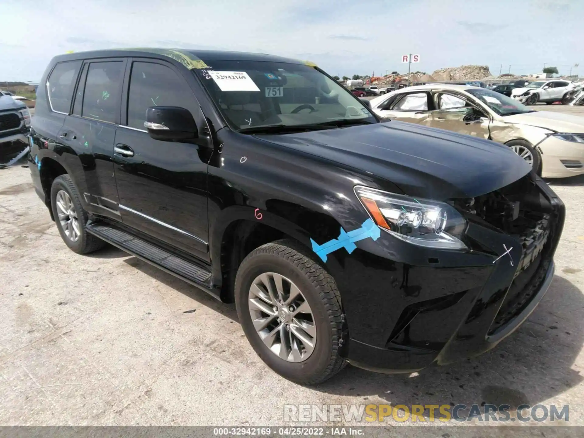 1 Photograph of a damaged car JTJJM7FX9K5220021 LEXUS GX 2019