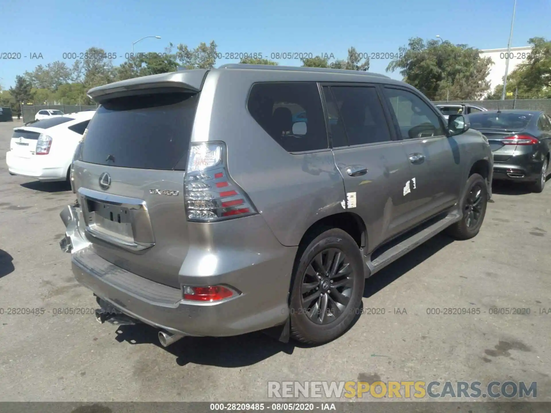 4 Фотография поврежденного автомобиля JTJAM7BX0L5244716 LEXUS GX 2020