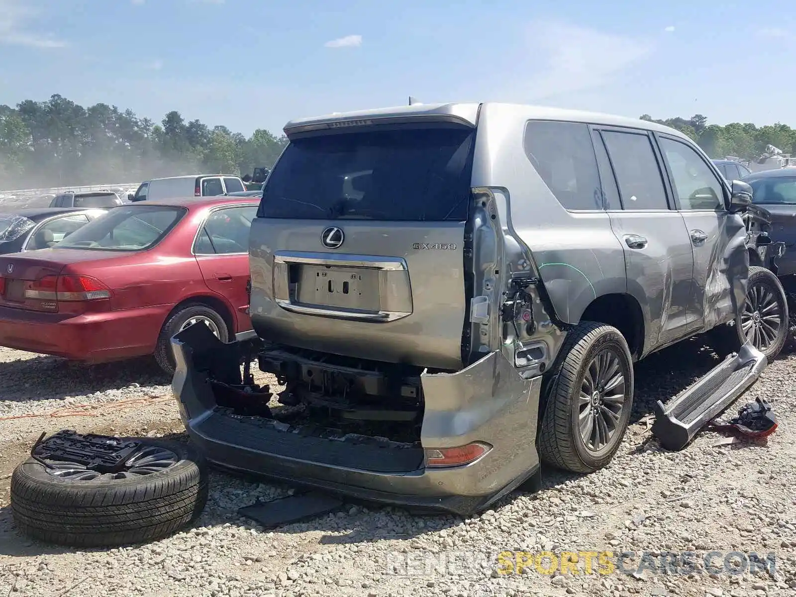 4 Photograph of a damaged car JTJAM7BX0L5245042 LEXUS GX 2020