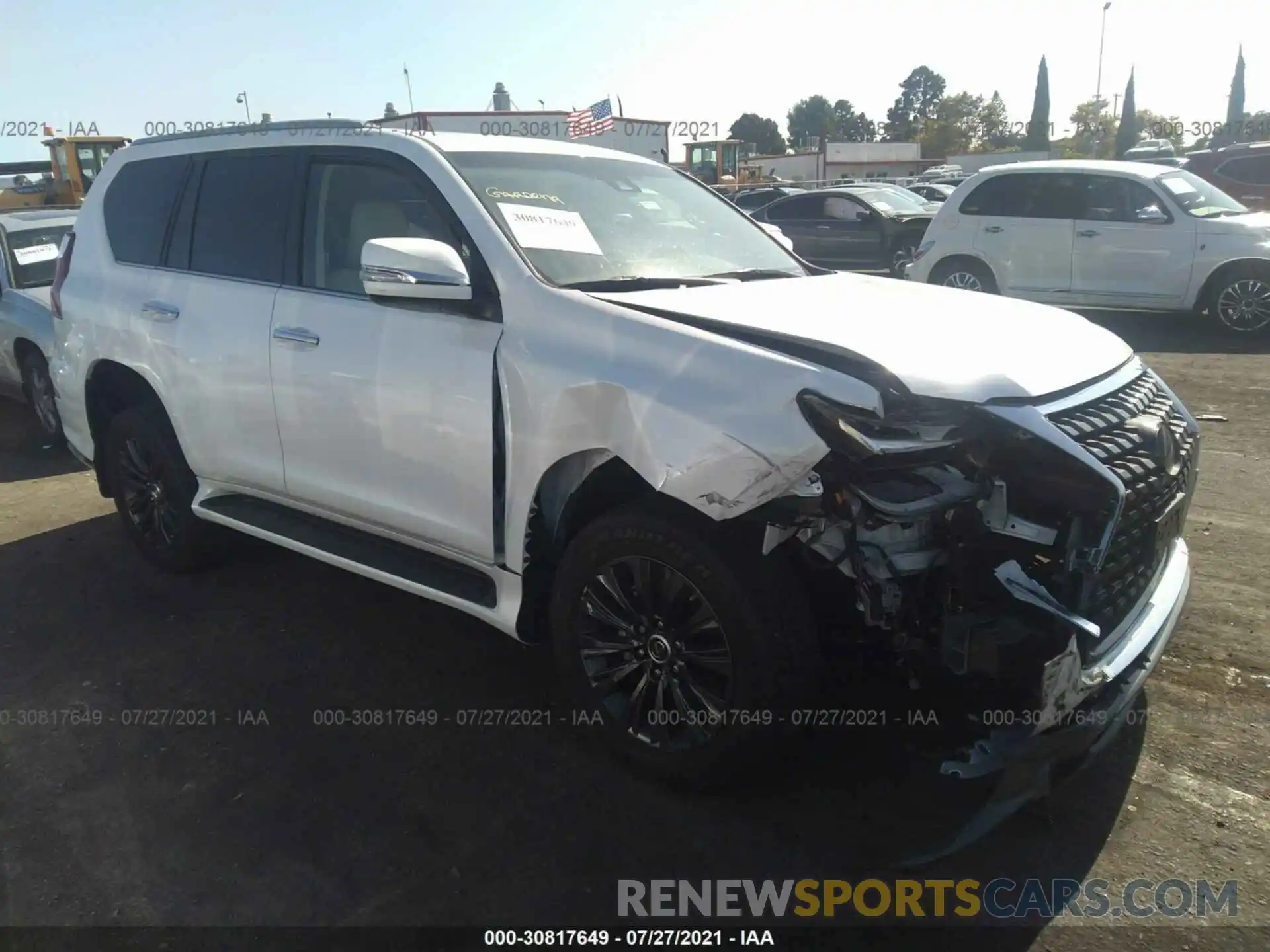 1 Photograph of a damaged car JTJAM7BX0L5246997 LEXUS GX 2020