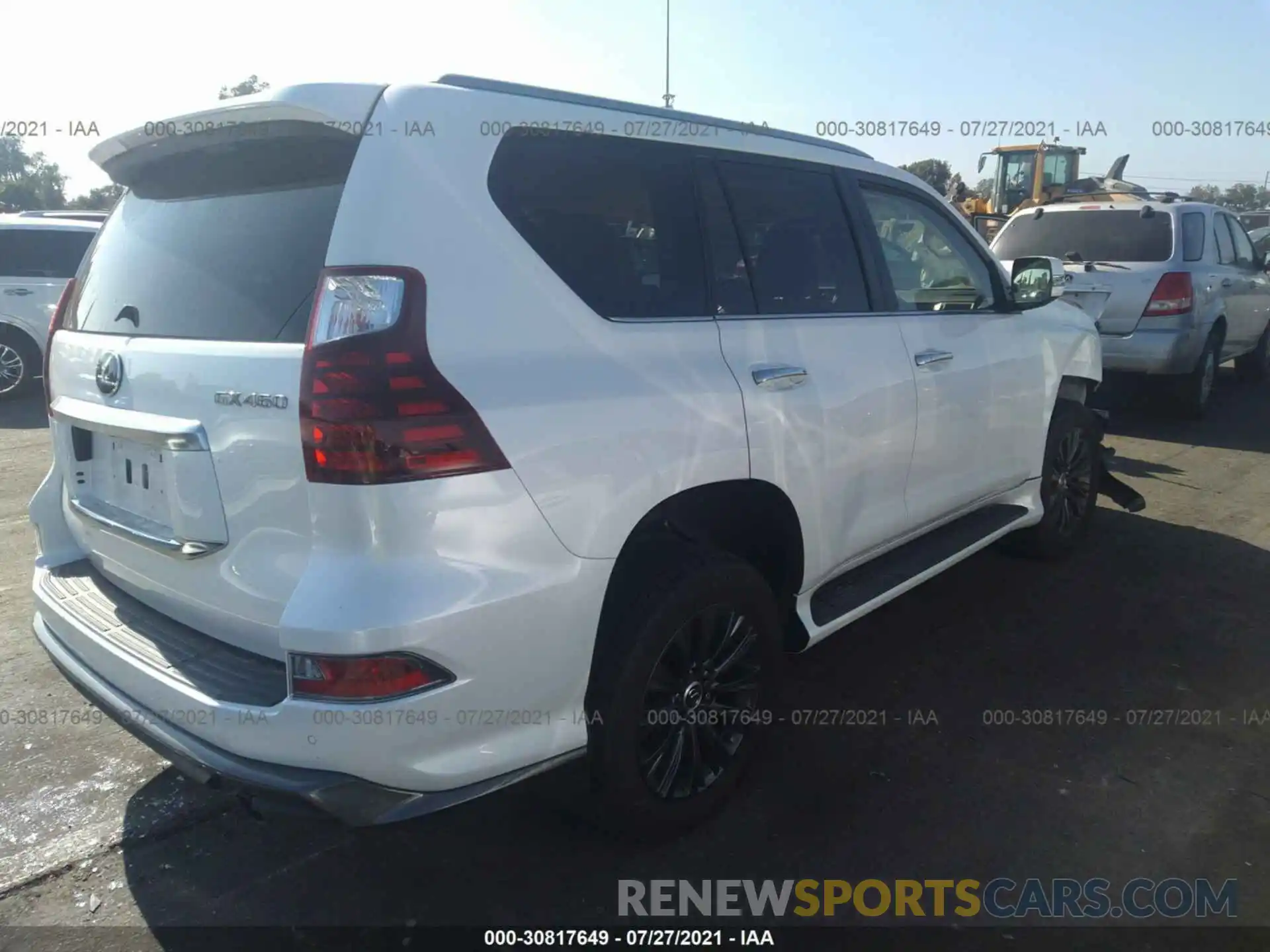 4 Фотография поврежденного автомобиля JTJAM7BX0L5246997 LEXUS GX 2020