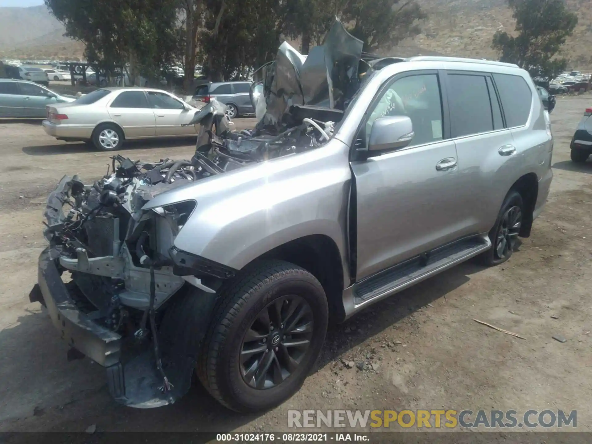 2 Photograph of a damaged car JTJAM7BX0L5250113 LEXUS GX 2020