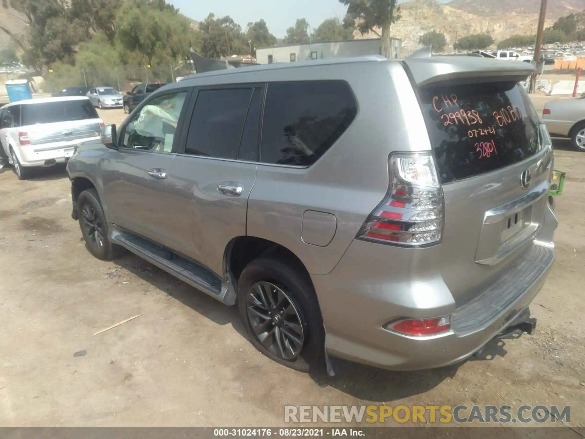 3 Photograph of a damaged car JTJAM7BX0L5250113 LEXUS GX 2020