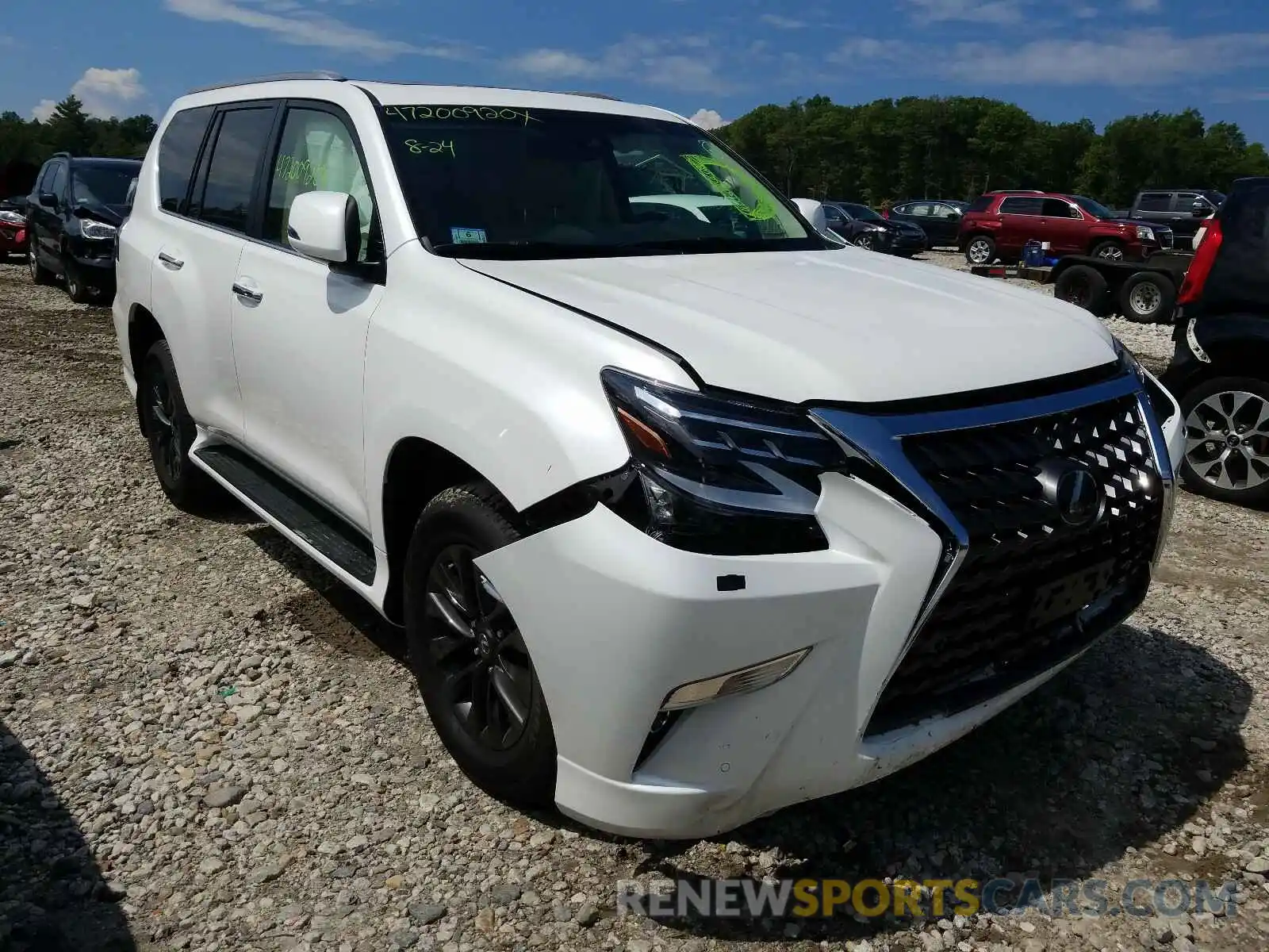 1 Photograph of a damaged car JTJAM7BX0L5252914 LEXUS GX 2020