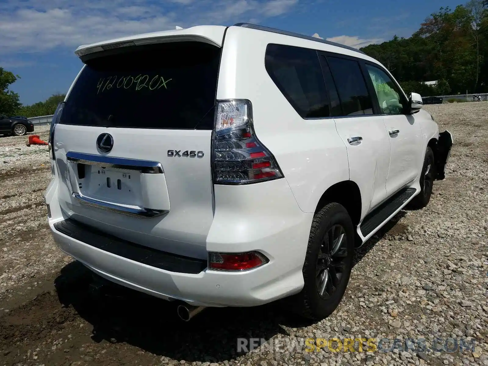 4 Фотография поврежденного автомобиля JTJAM7BX0L5252914 LEXUS GX 2020