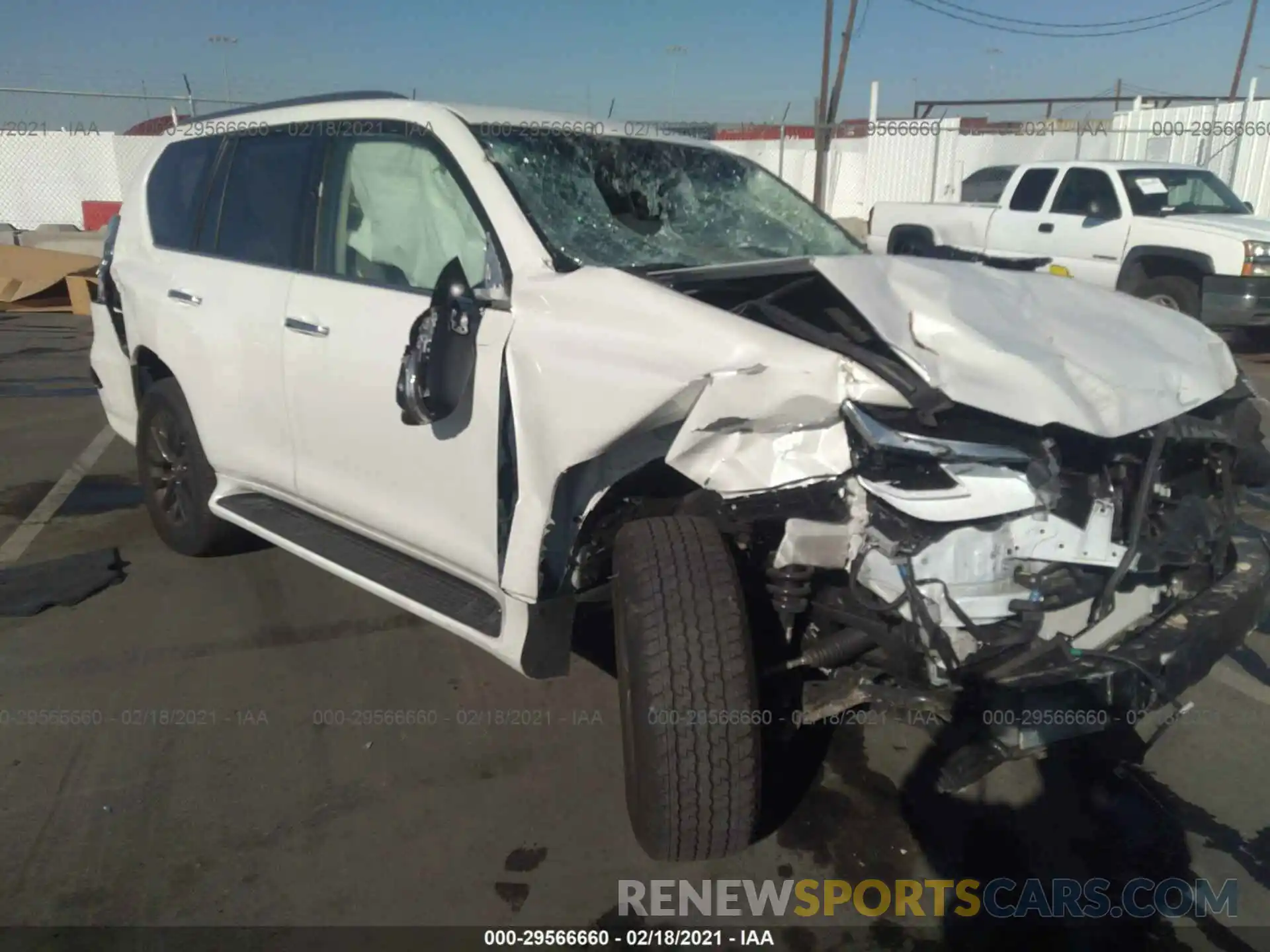 1 Photograph of a damaged car JTJAM7BX0L5254761 LEXUS GX 2020