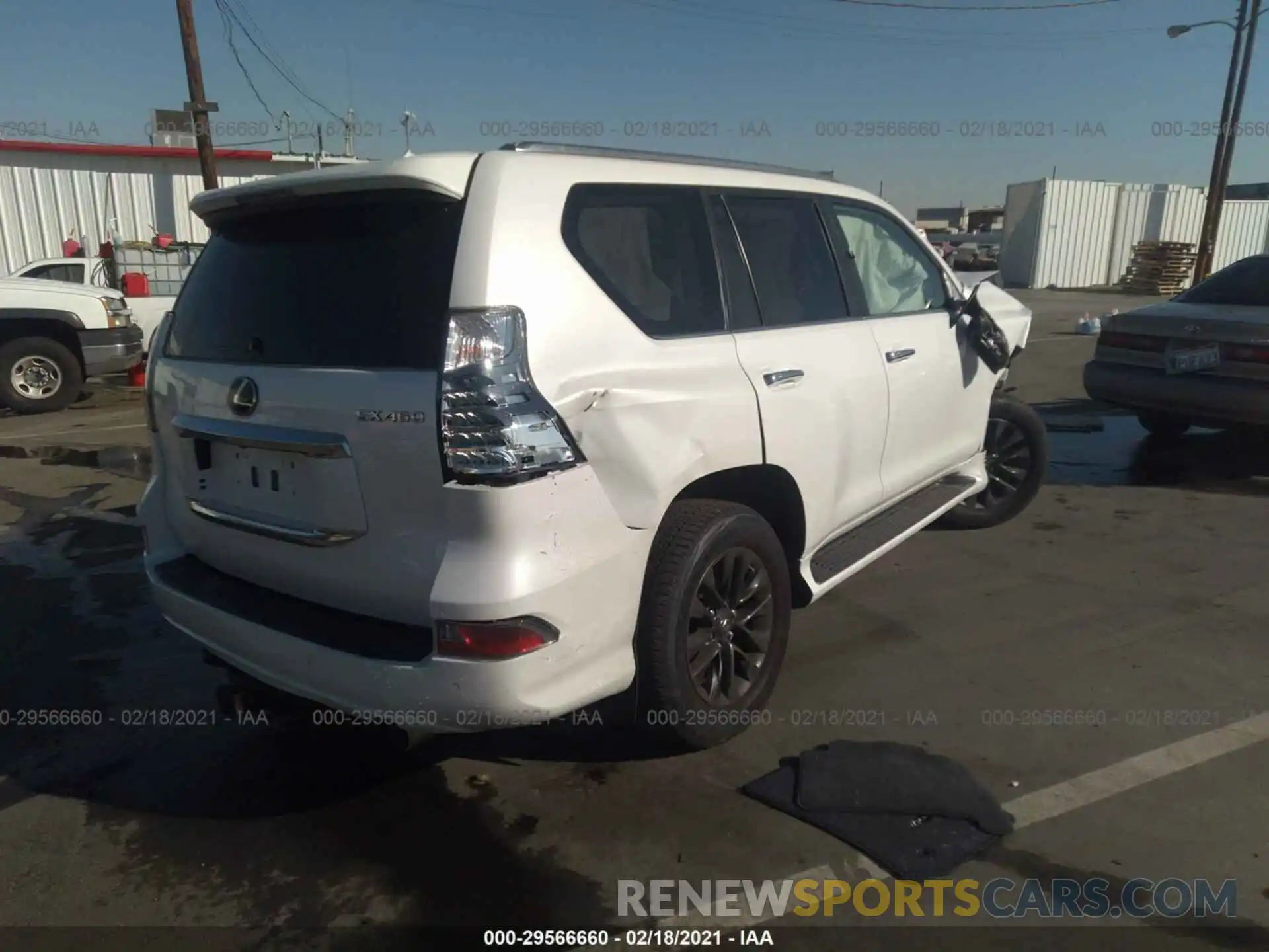 4 Фотография поврежденного автомобиля JTJAM7BX0L5254761 LEXUS GX 2020