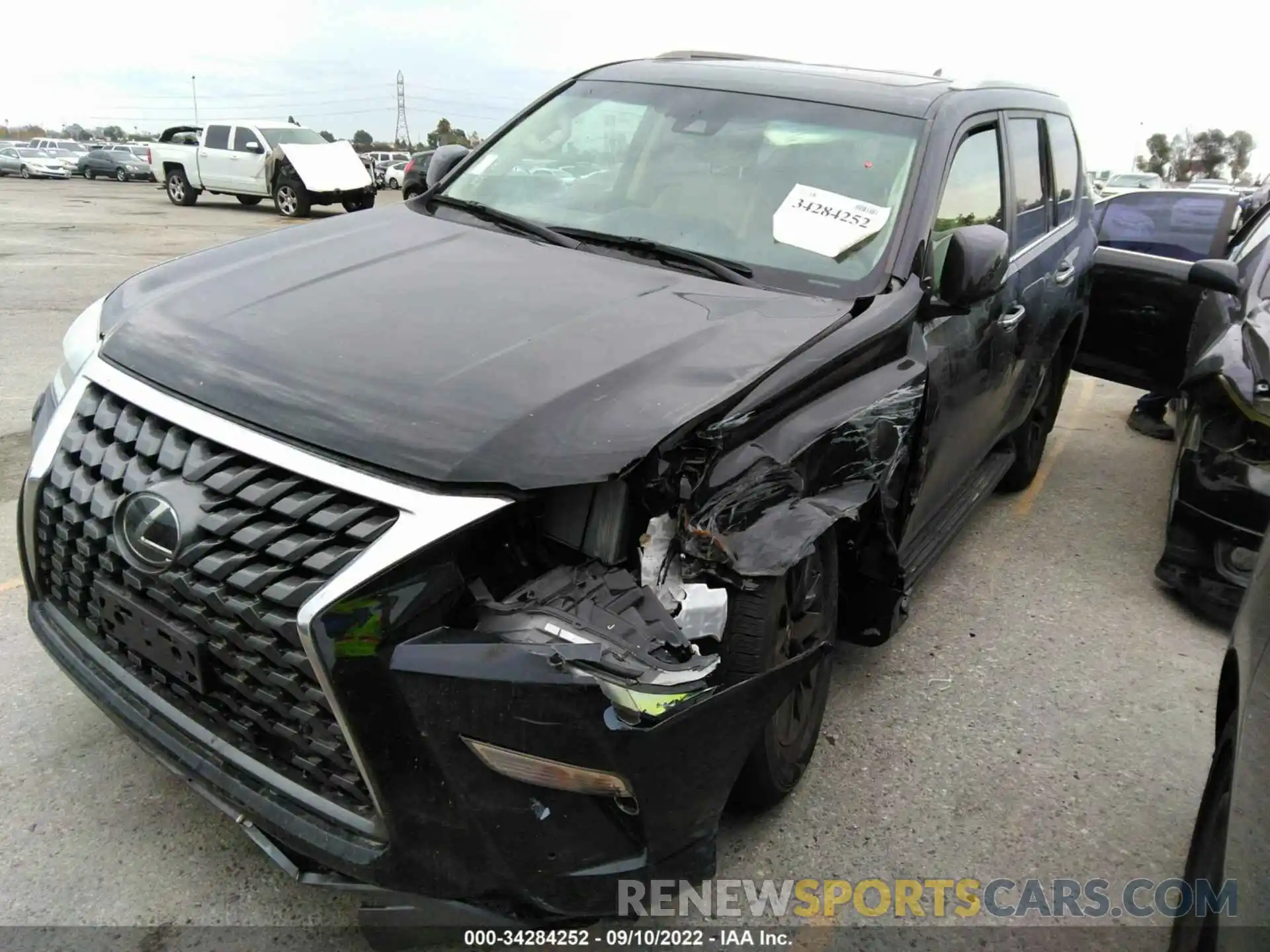 2 Photograph of a damaged car JTJAM7BX0L5254789 LEXUS GX 2020