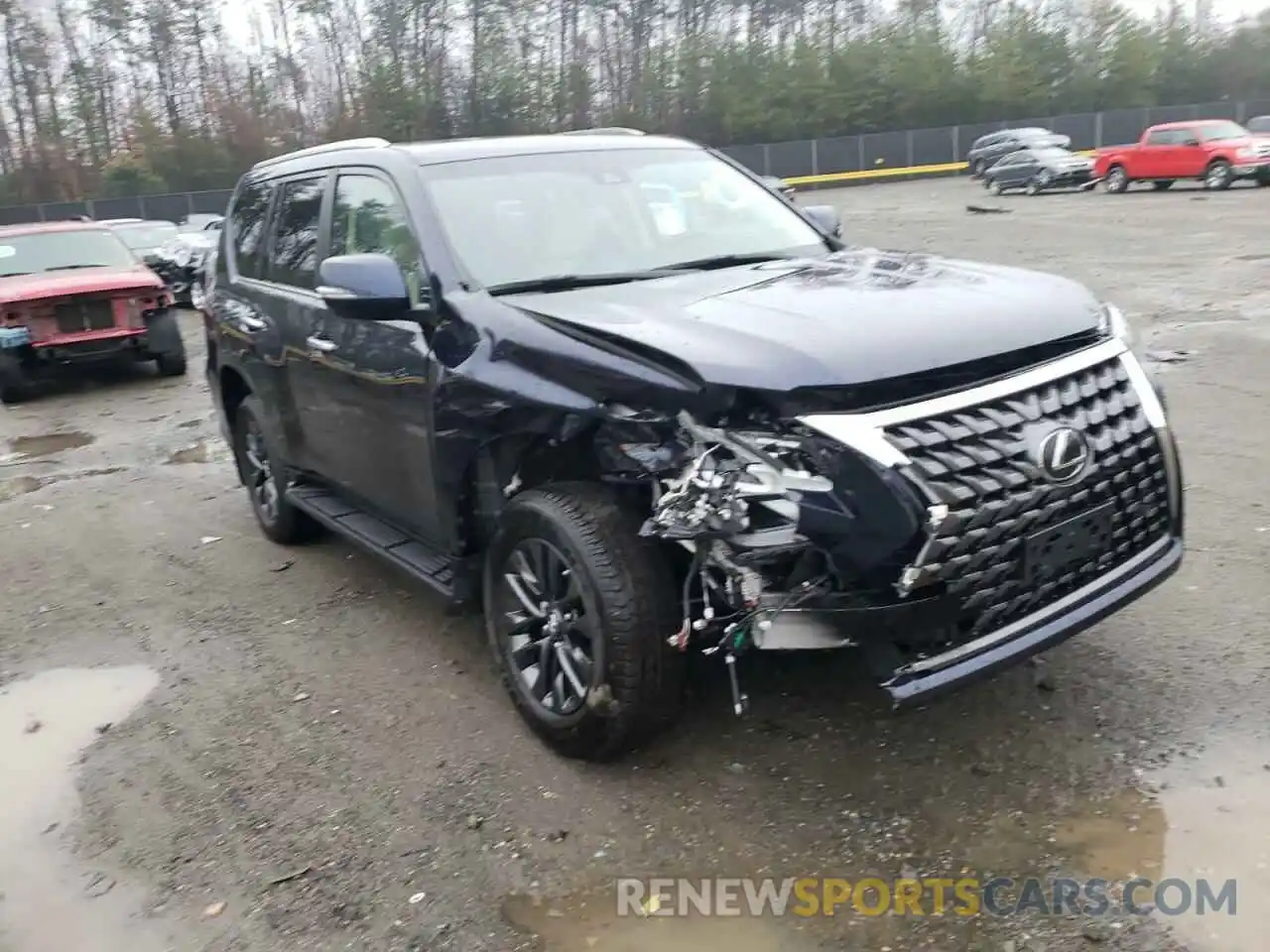 1 Photograph of a damaged car JTJAM7BX0L5263640 LEXUS GX 2020