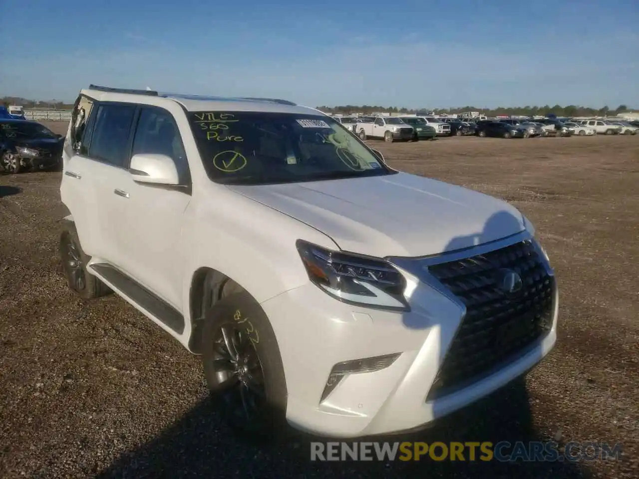 1 Photograph of a damaged car JTJAM7BX0L5264660 LEXUS GX 2020