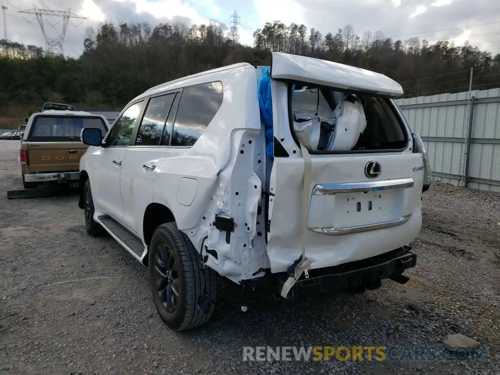 3 Photograph of a damaged car JTJAM7BX0L5266120 LEXUS GX 2020