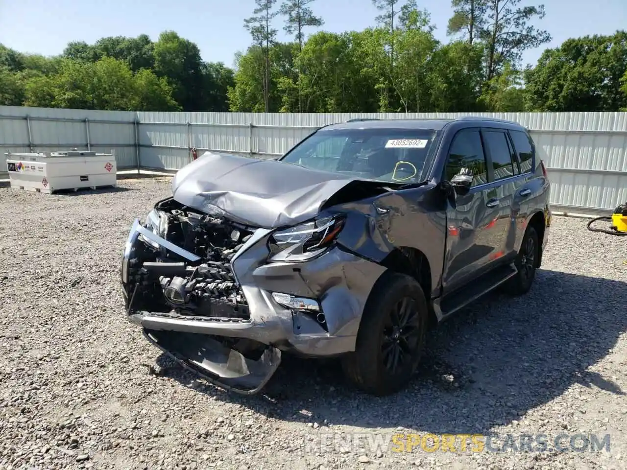 2 Photograph of a damaged car JTJAM7BX1L5243848 LEXUS GX 2020