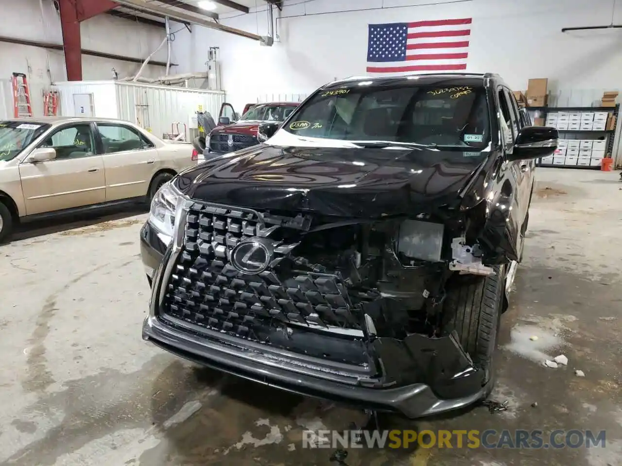 9 Photograph of a damaged car JTJAM7BX1L5243901 LEXUS GX 2020