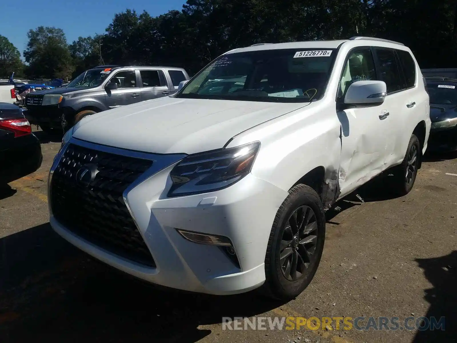 2 Photograph of a damaged car JTJAM7BX1L5243932 LEXUS GX 2020