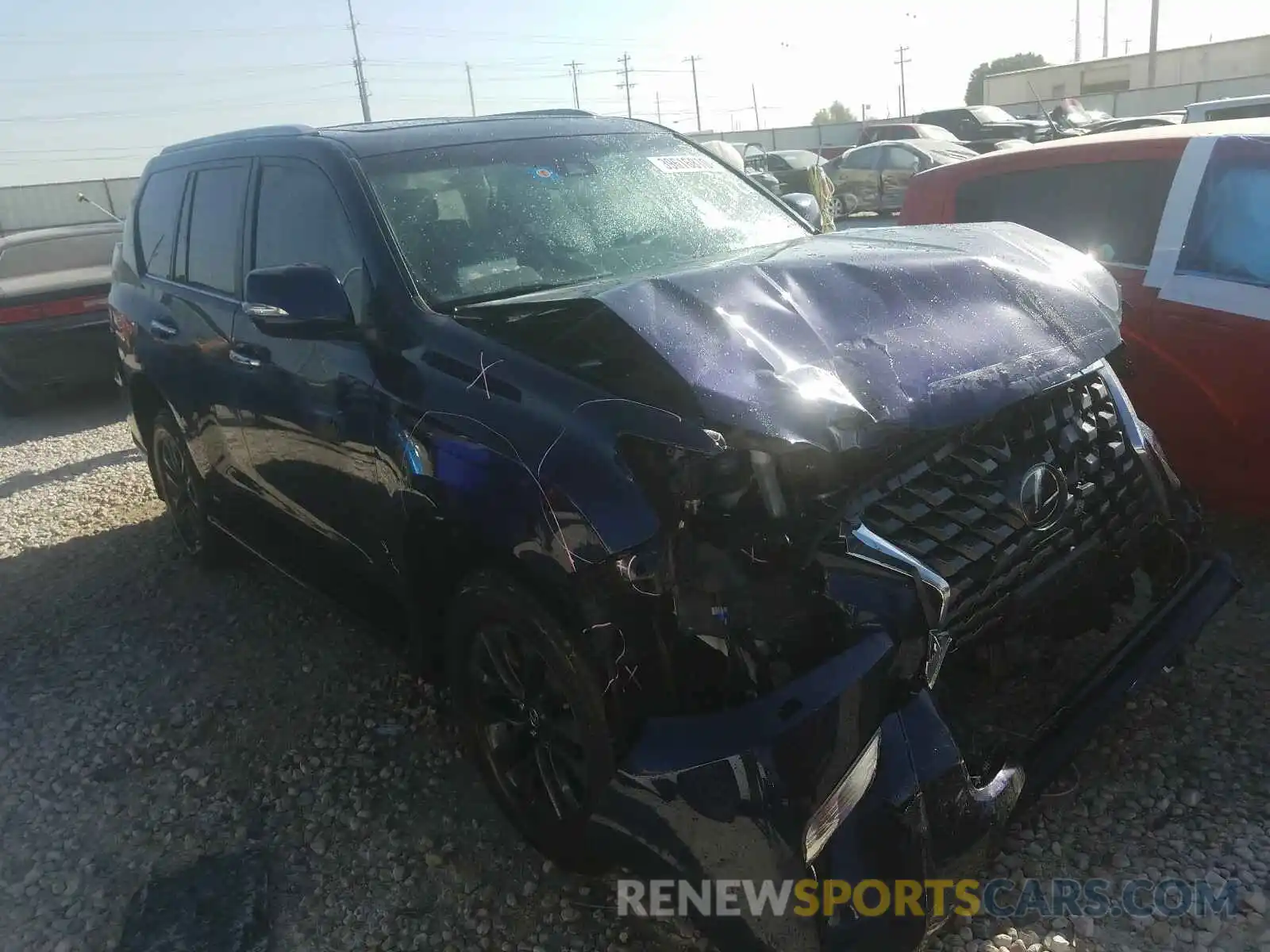 1 Photograph of a damaged car JTJAM7BX1L5252534 LEXUS GX 2020