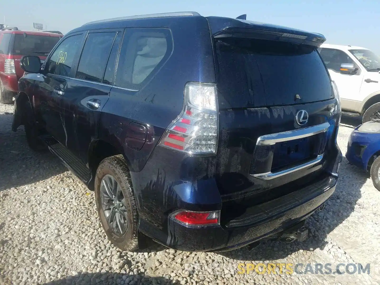 3 Photograph of a damaged car JTJAM7BX1L5252534 LEXUS GX 2020