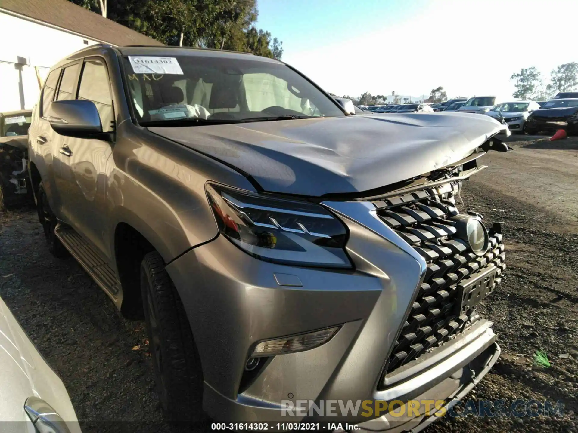 1 Photograph of a damaged car JTJAM7BX1L5254798 LEXUS GX 2020