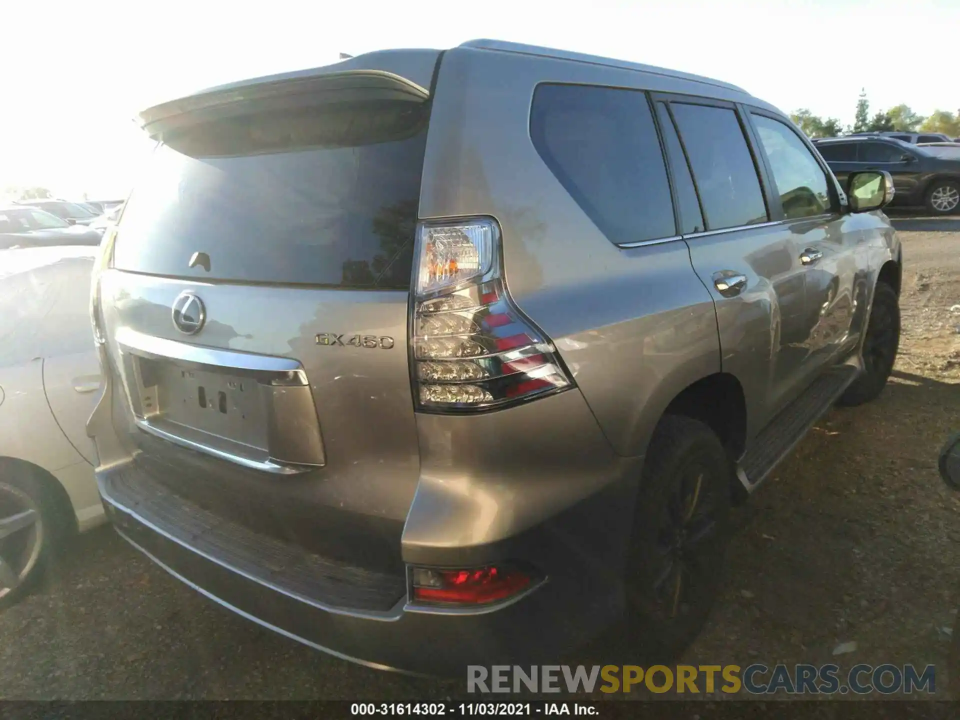 4 Фотография поврежденного автомобиля JTJAM7BX1L5254798 LEXUS GX 2020