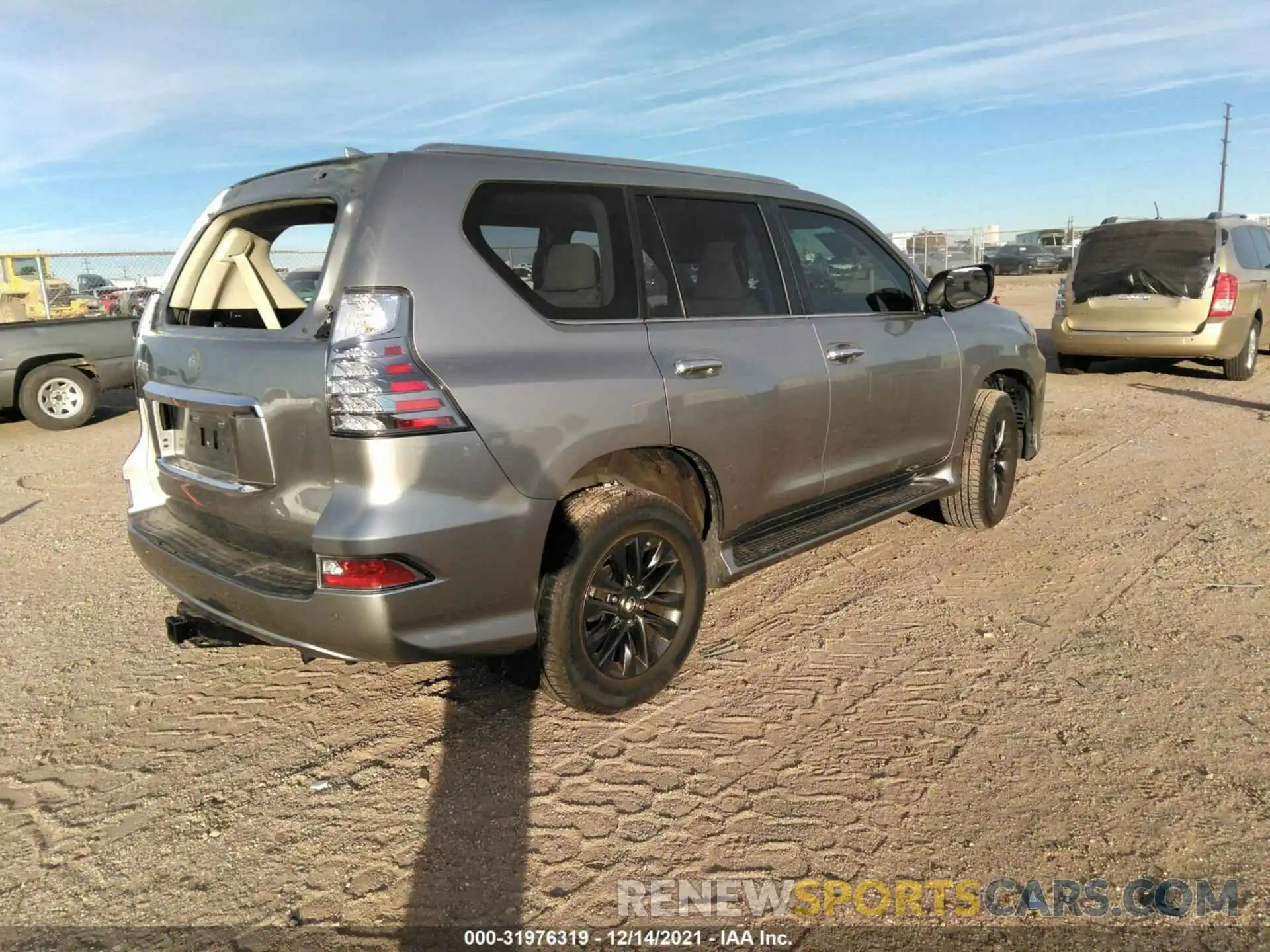 4 Фотография поврежденного автомобиля JTJAM7BX1L5257250 LEXUS GX 2020