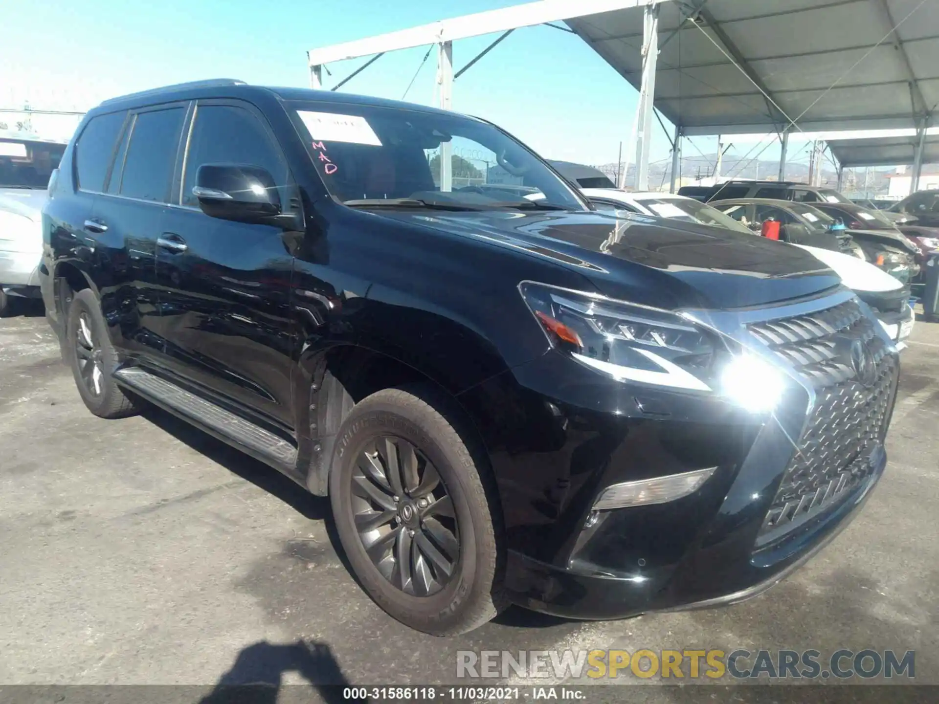 1 Фотография поврежденного автомобиля JTJAM7BX1L5257975 LEXUS GX 2020