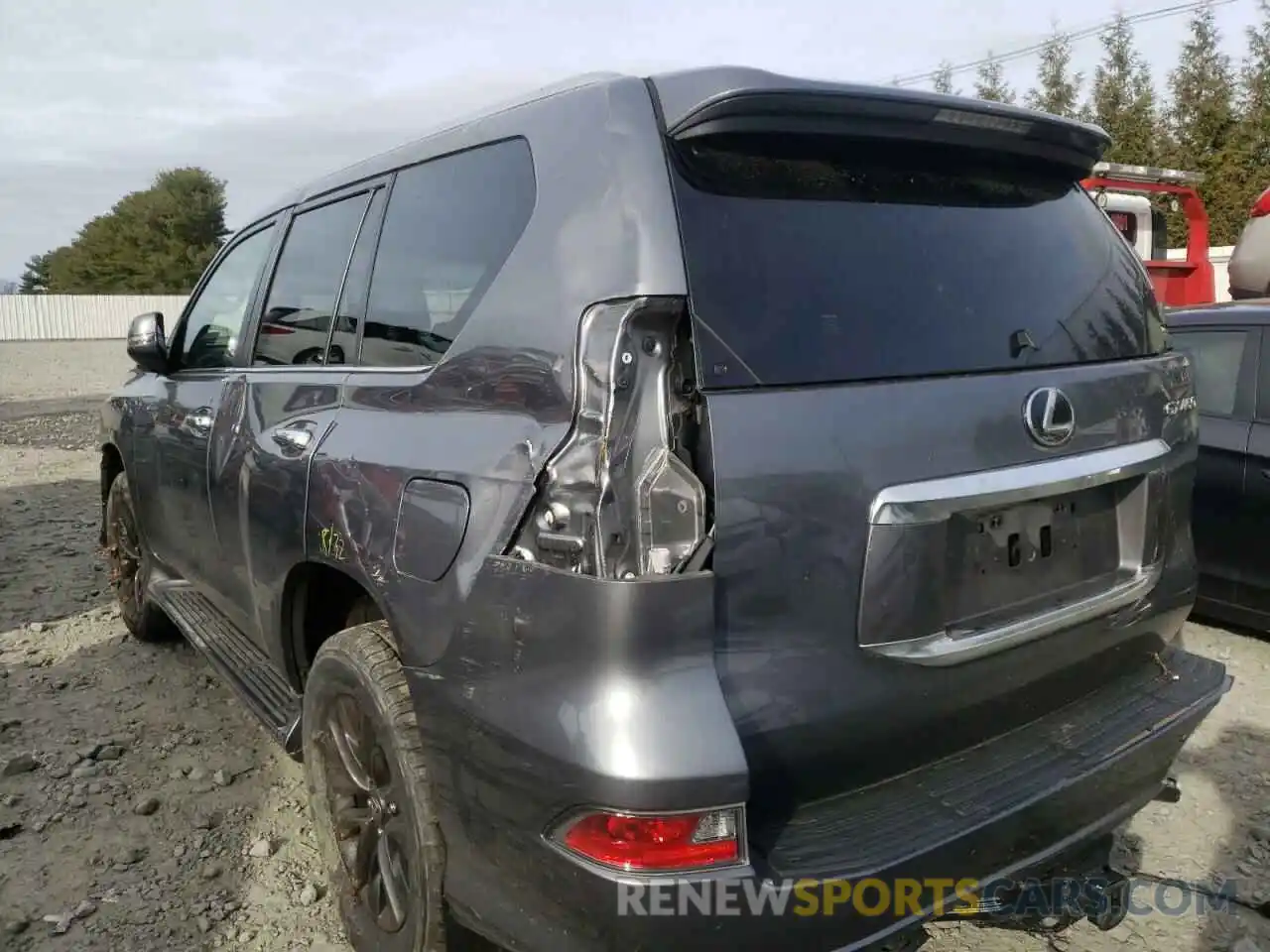 3 Фотография поврежденного автомобиля JTJAM7BX1L5260312 LEXUS GX 2020