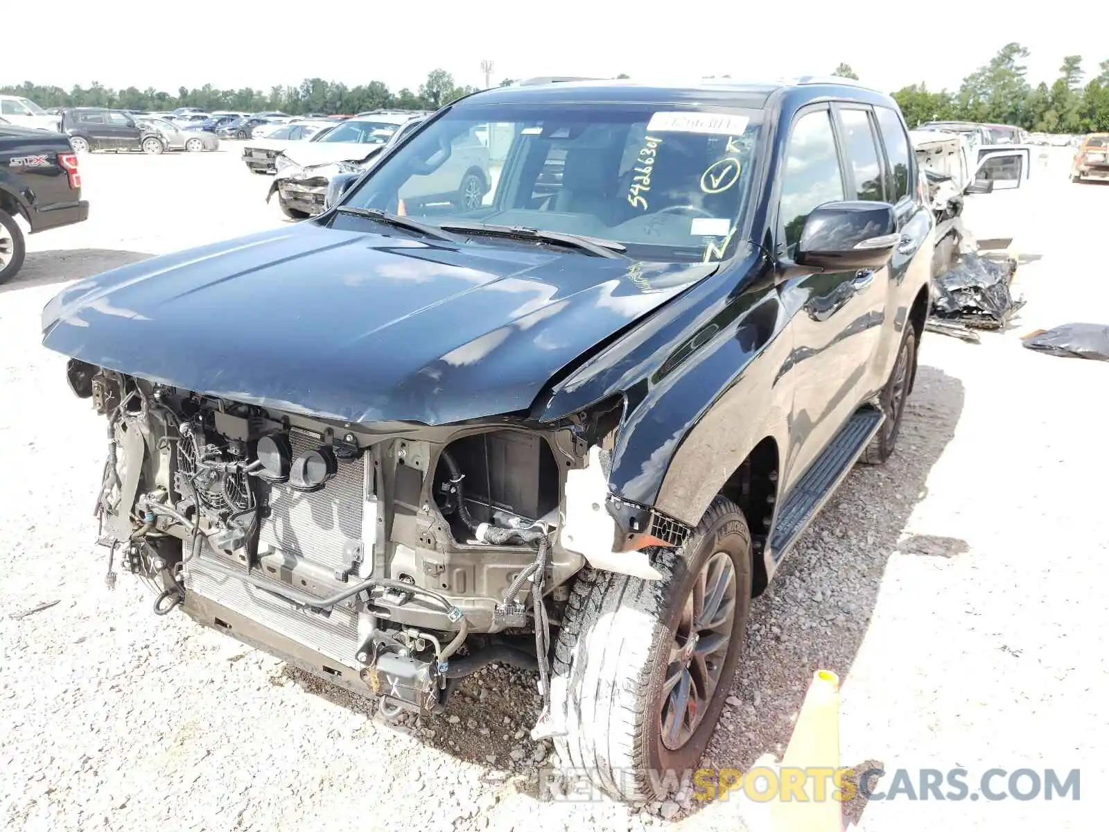 2 Photograph of a damaged car JTJAM7BX1L5262657 LEXUS GX 2020