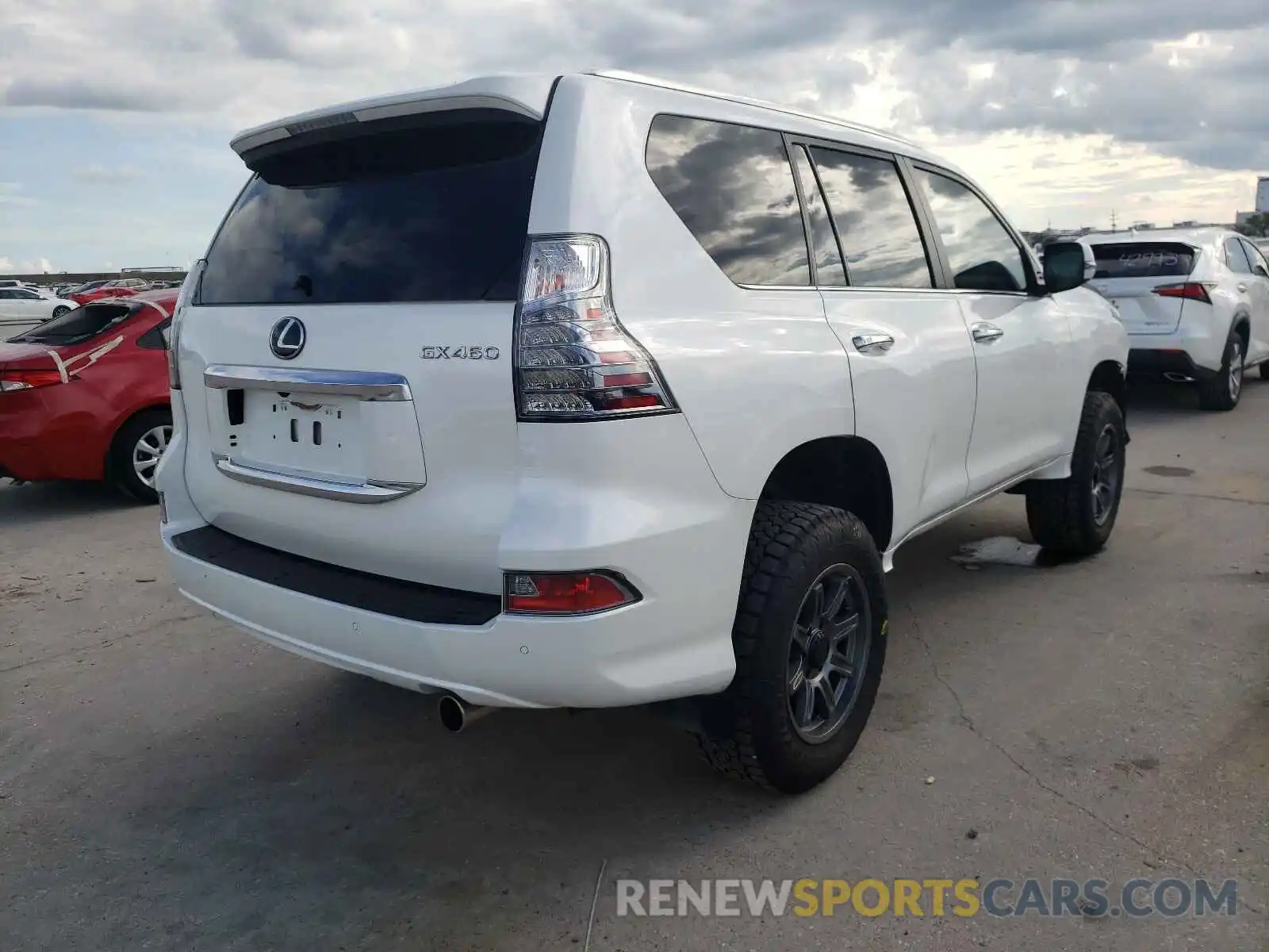 4 Фотография поврежденного автомобиля JTJAM7BX1L5262674 LEXUS GX 2020