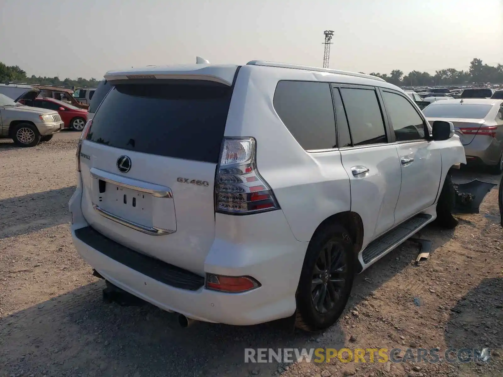 4 Фотография поврежденного автомобиля JTJAM7BX1L5263825 LEXUS GX 2020