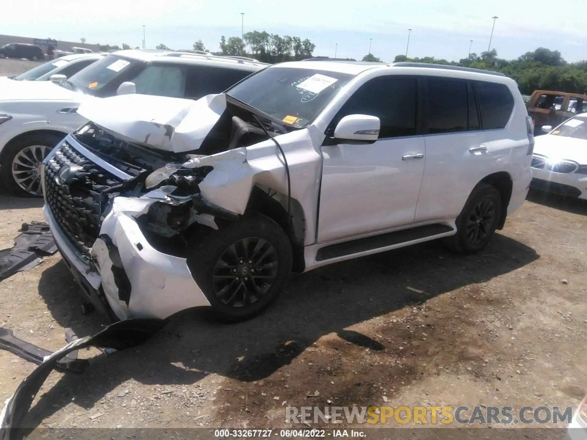 2 Photograph of a damaged car JTJAM7BX1L5264912 LEXUS GX 2020