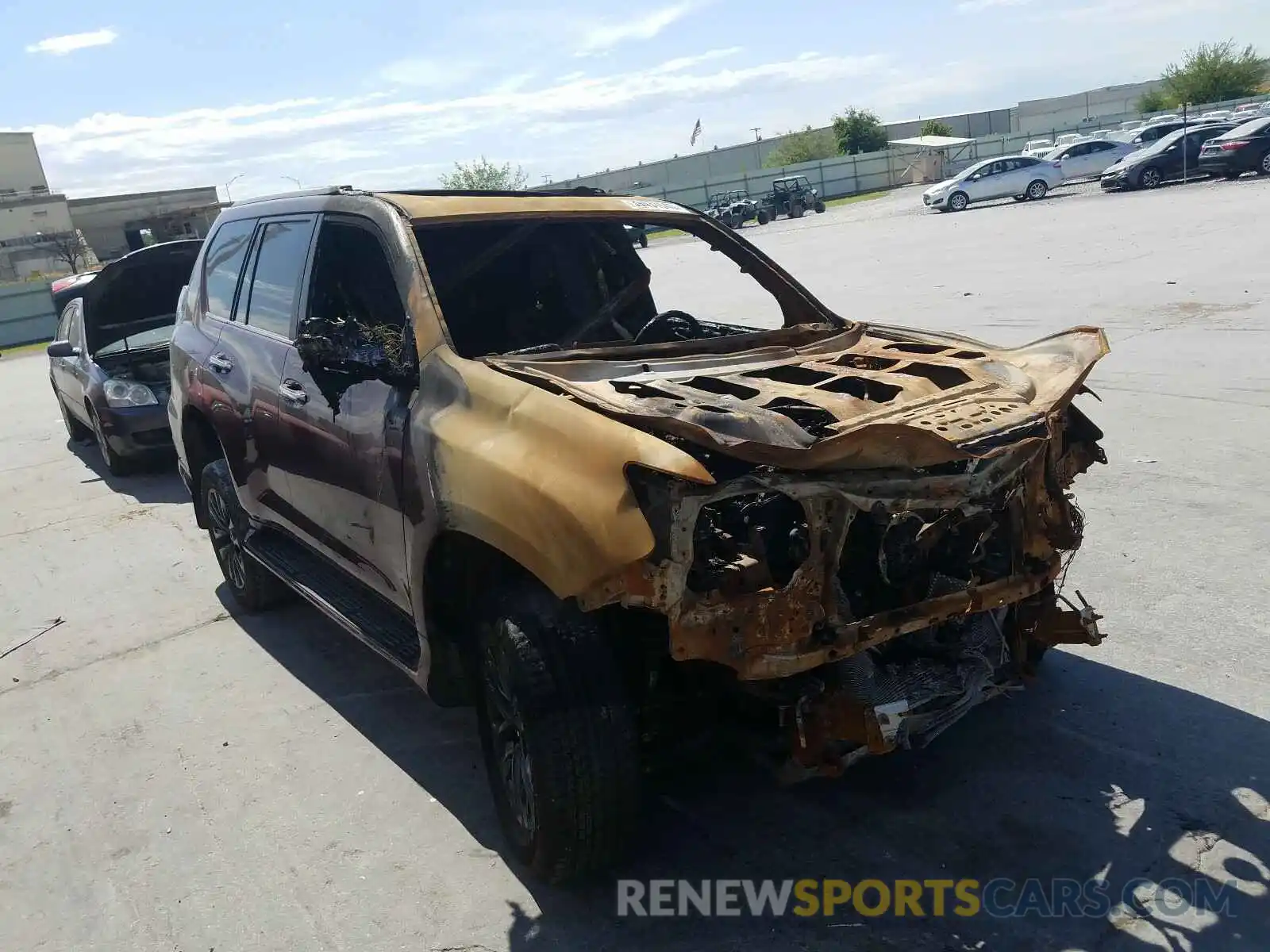 1 Photograph of a damaged car JTJAM7BX2L5247648 LEXUS GX 2020