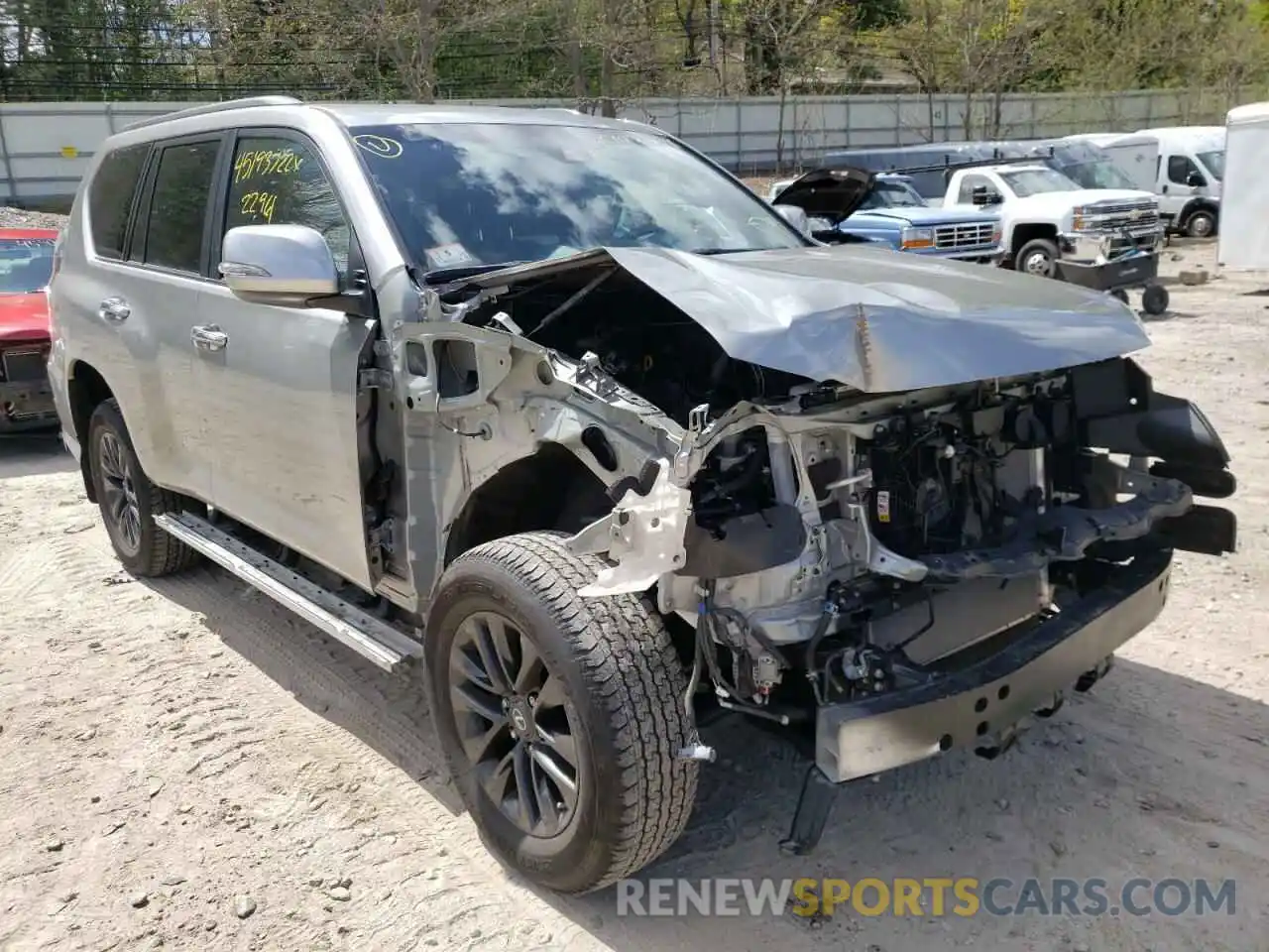 1 Photograph of a damaged car JTJAM7BX2L5257984 LEXUS GX 2020