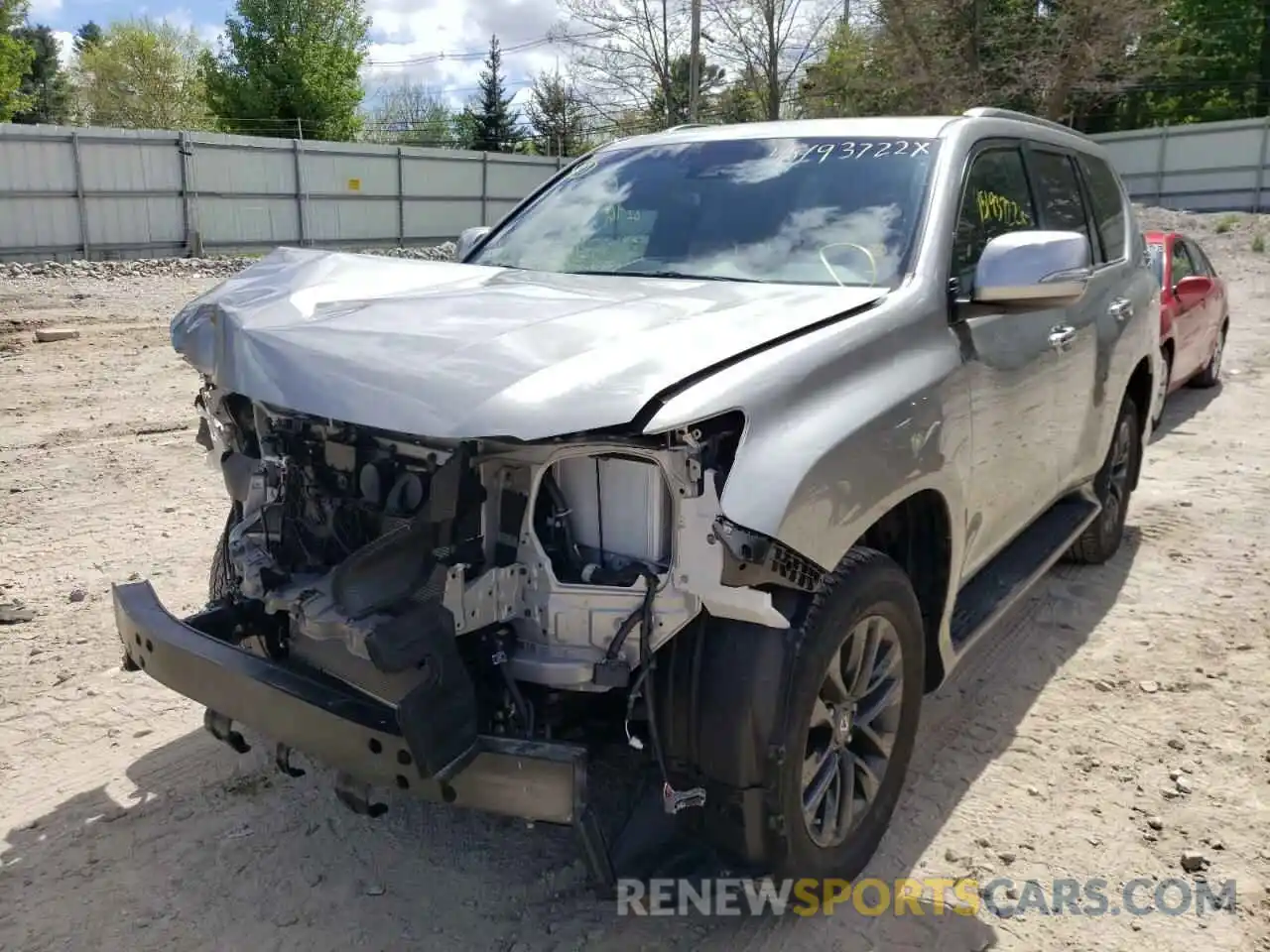 2 Photograph of a damaged car JTJAM7BX2L5257984 LEXUS GX 2020