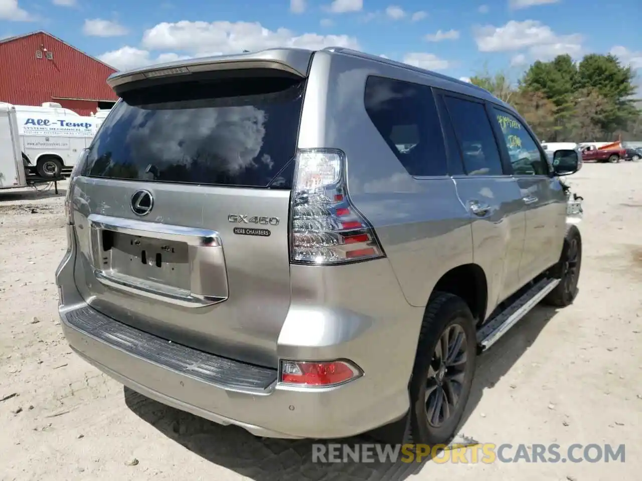 4 Фотография поврежденного автомобиля JTJAM7BX2L5257984 LEXUS GX 2020