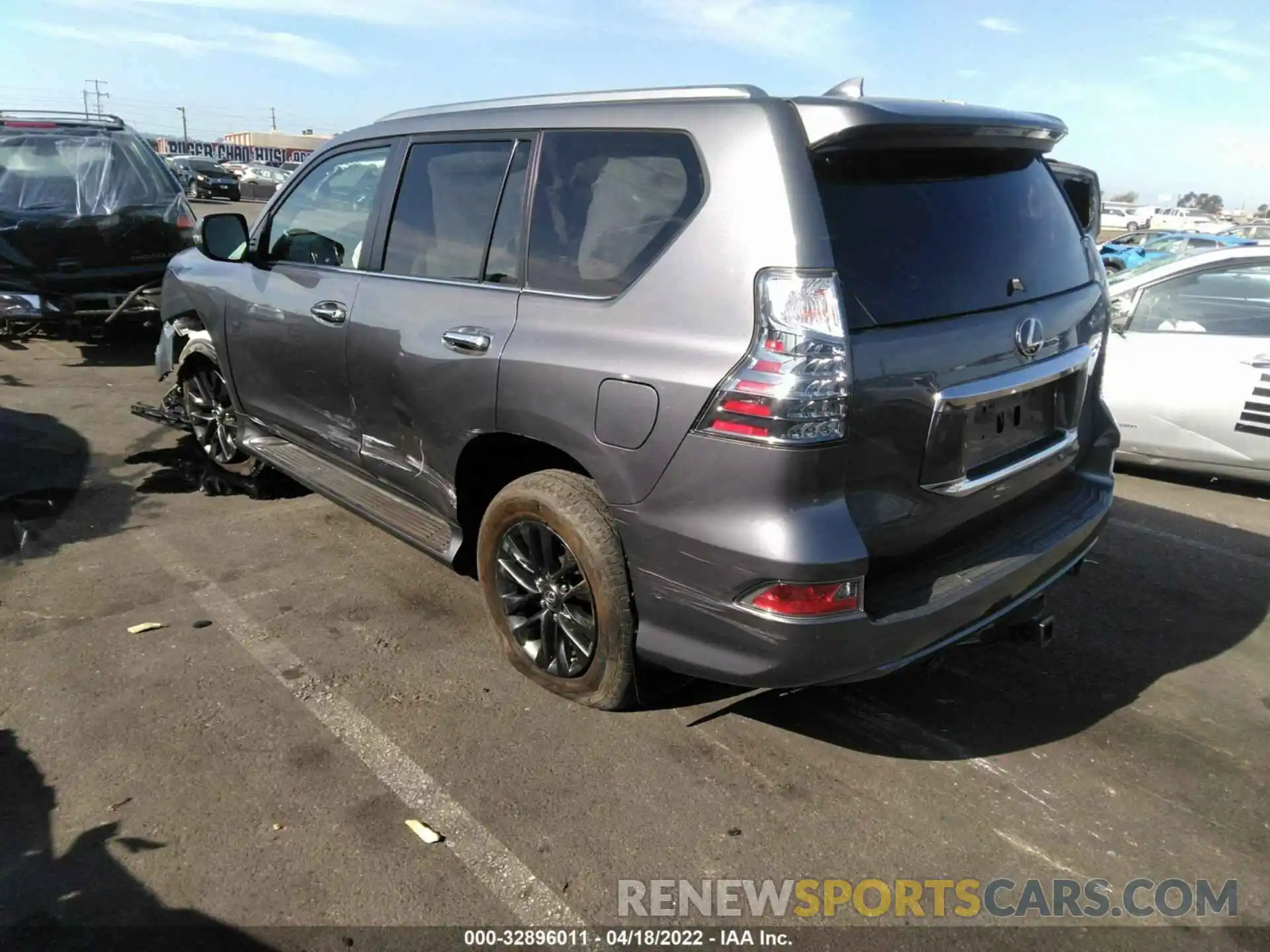 3 Photograph of a damaged car JTJAM7BX2L5263378 LEXUS GX 2020