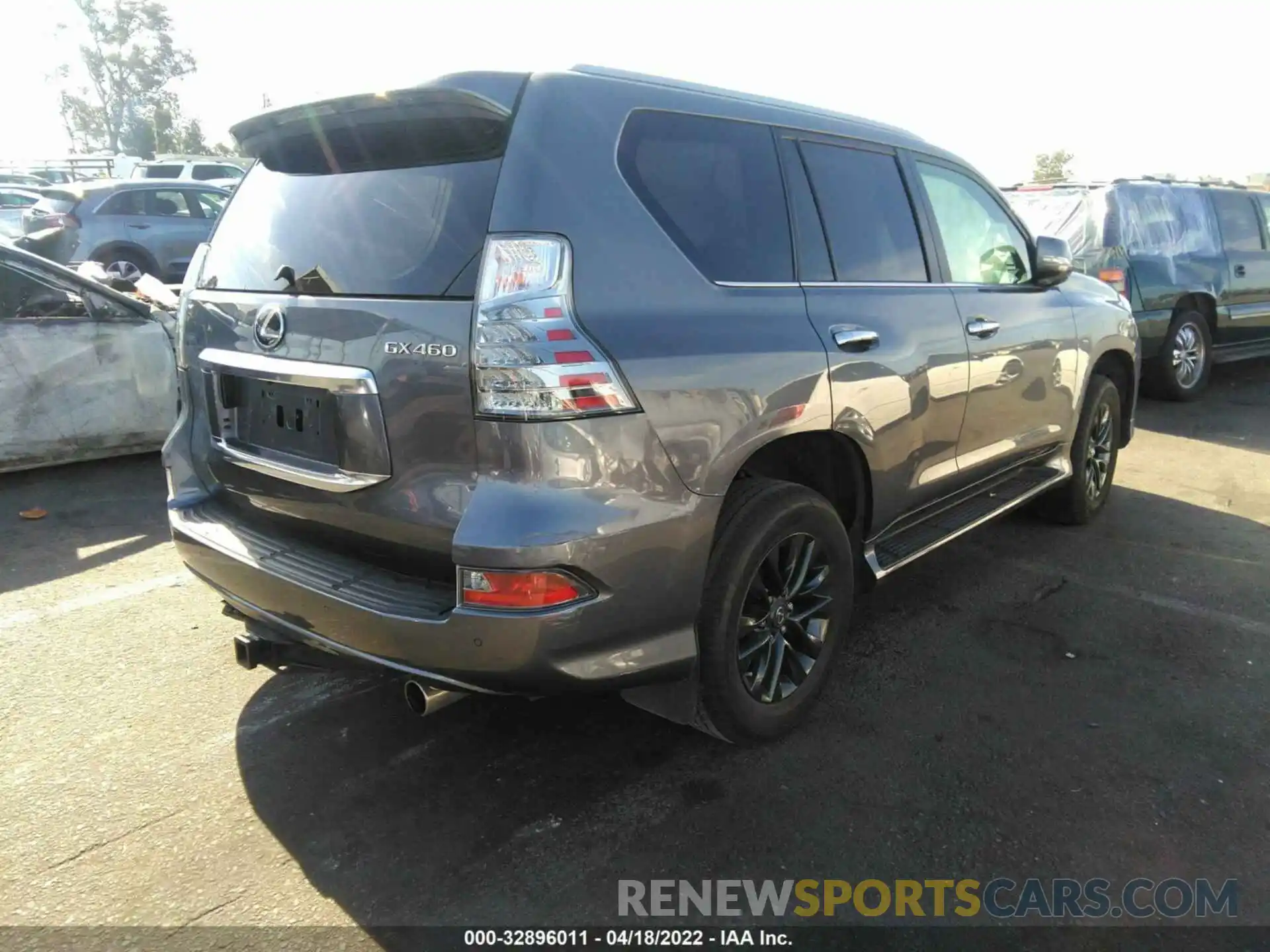 4 Фотография поврежденного автомобиля JTJAM7BX2L5263378 LEXUS GX 2020