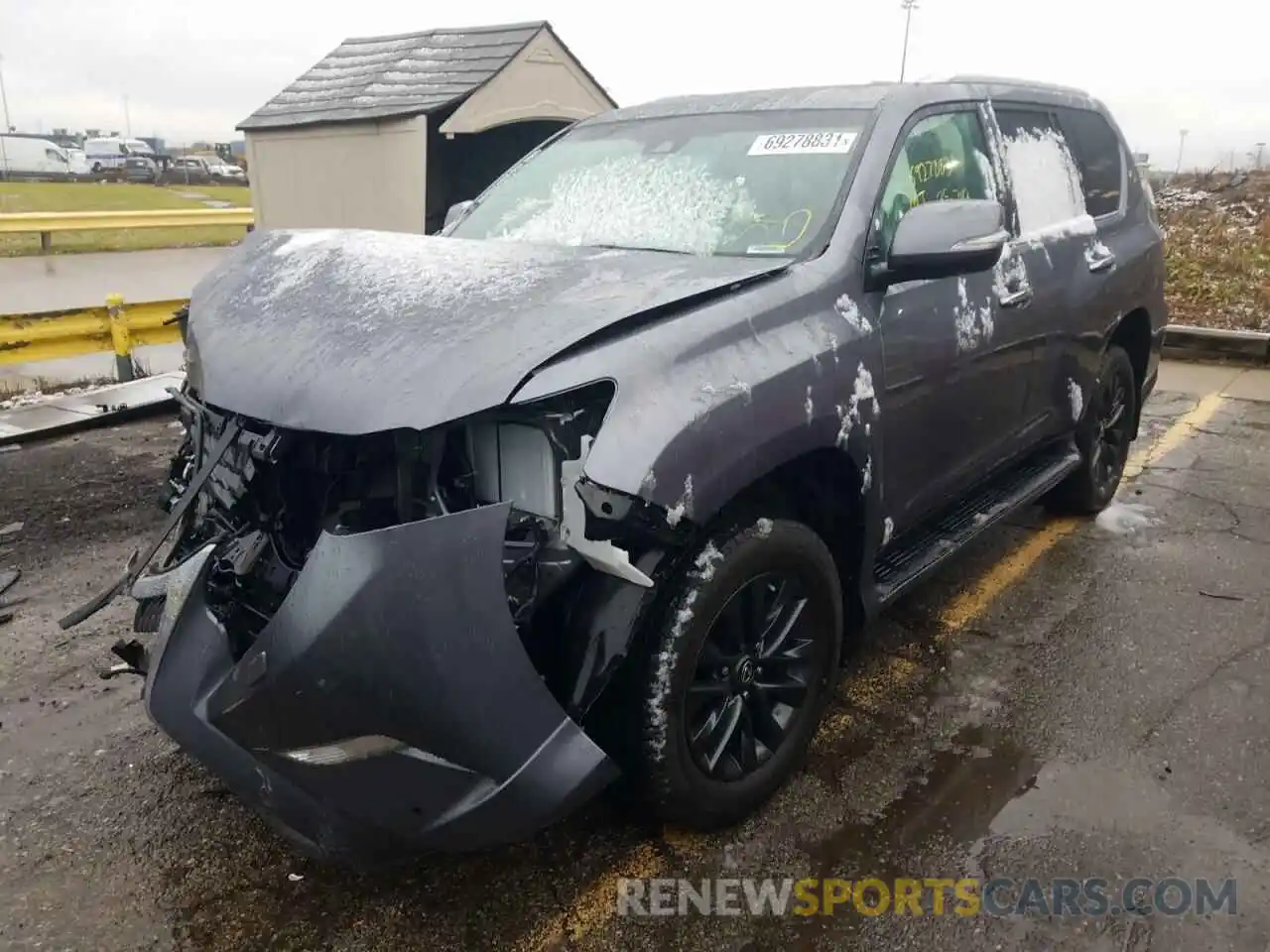 2 Photograph of a damaged car JTJAM7BX2L5263770 LEXUS GX 2020