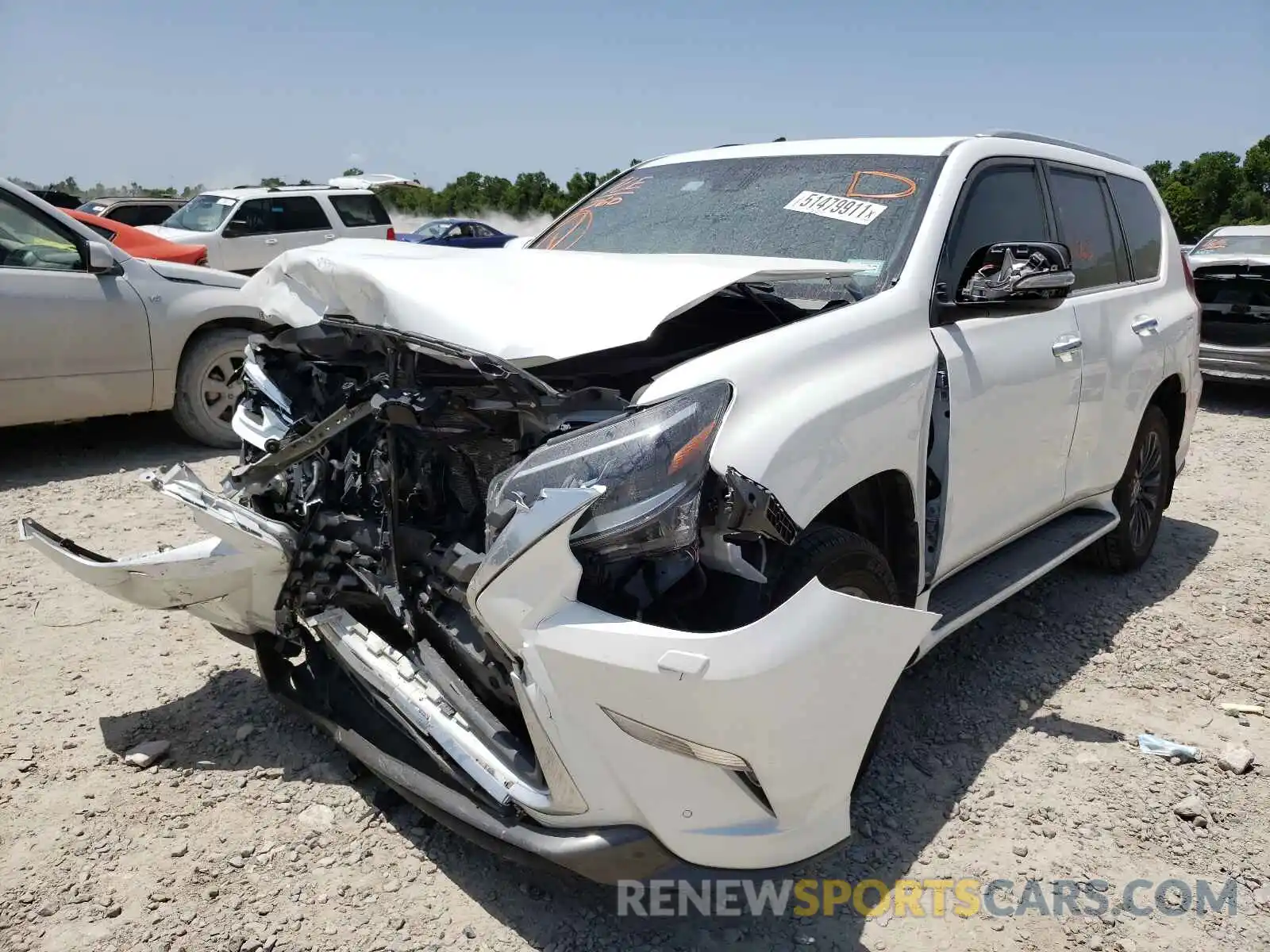 2 Photograph of a damaged car JTJAM7BX2L5265681 LEXUS GX 2020