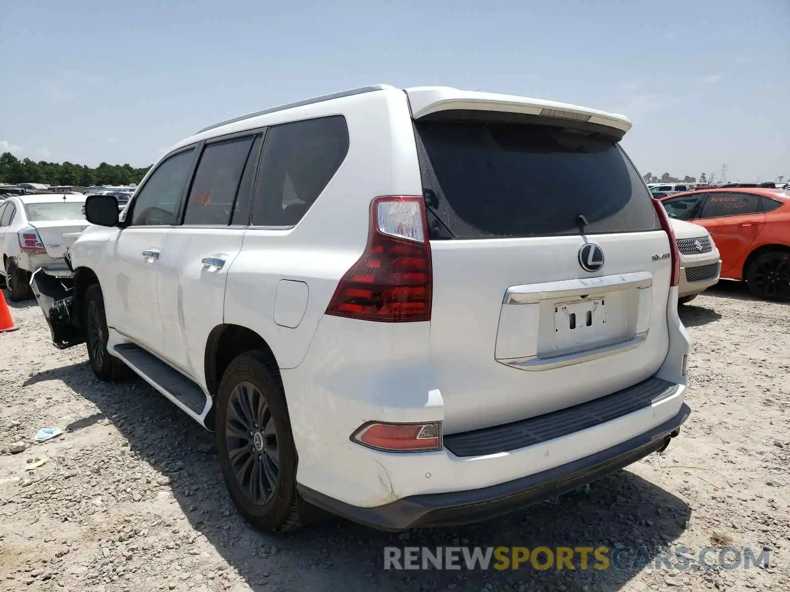 3 Photograph of a damaged car JTJAM7BX2L5265681 LEXUS GX 2020