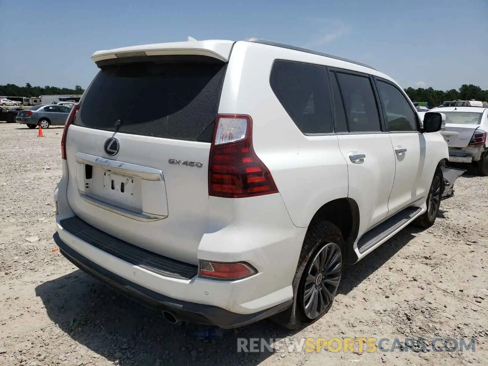 4 Фотография поврежденного автомобиля JTJAM7BX2L5265681 LEXUS GX 2020