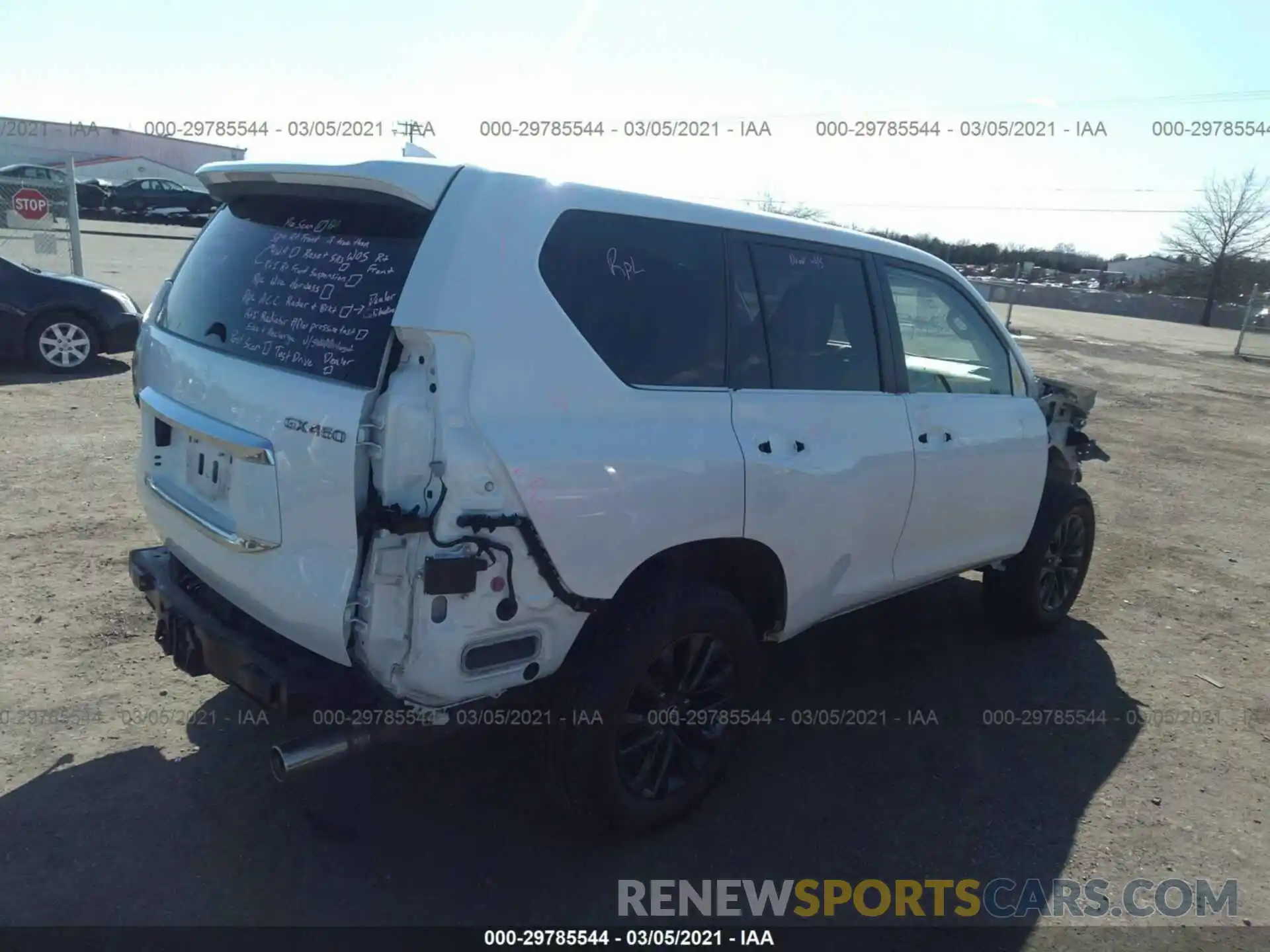 4 Photograph of a damaged car JTJAM7BX2L5267009 LEXUS GX 2020