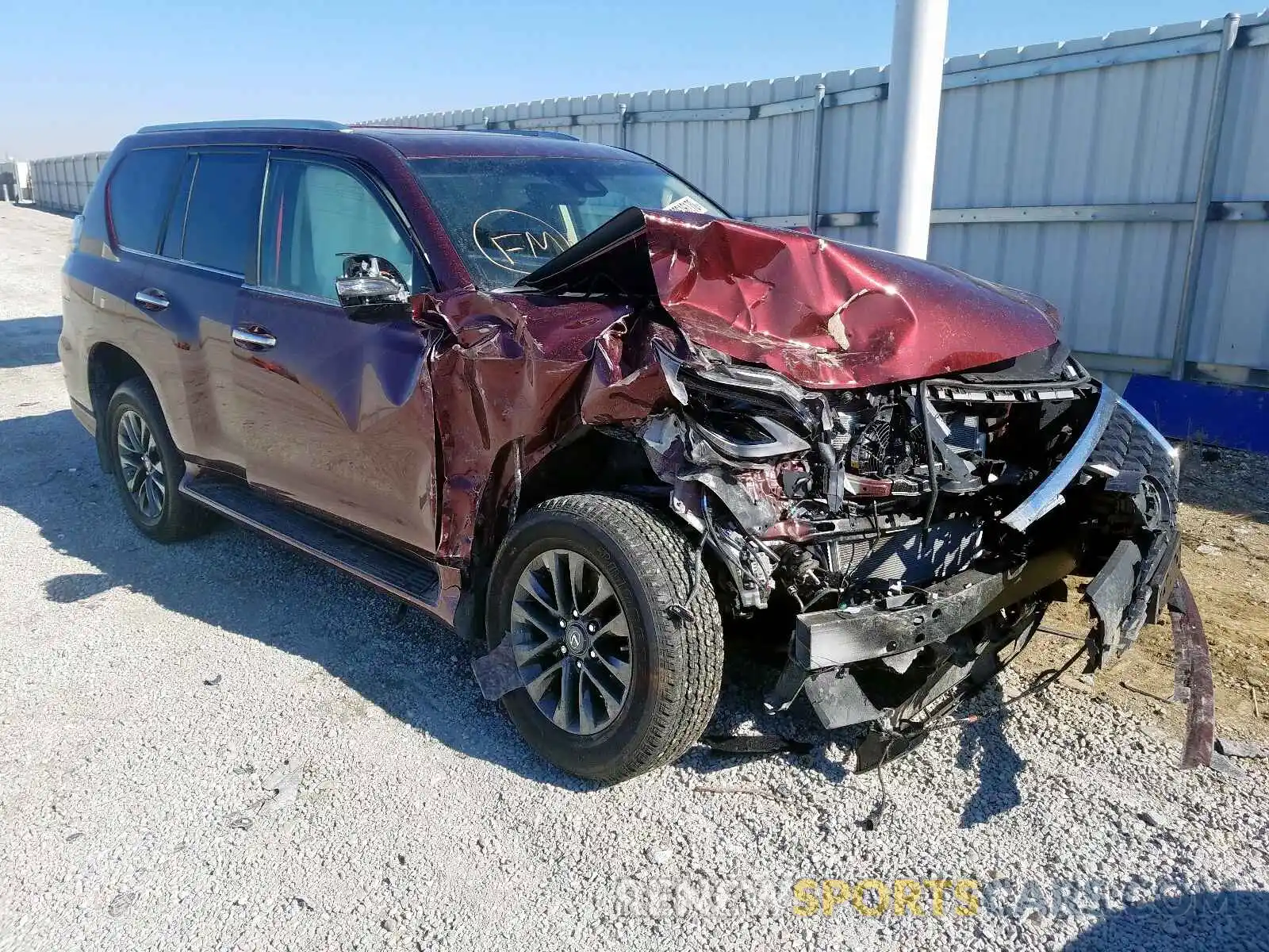 1 Фотография поврежденного автомобиля JTJAM7BX3L5247674 LEXUS GX 2020